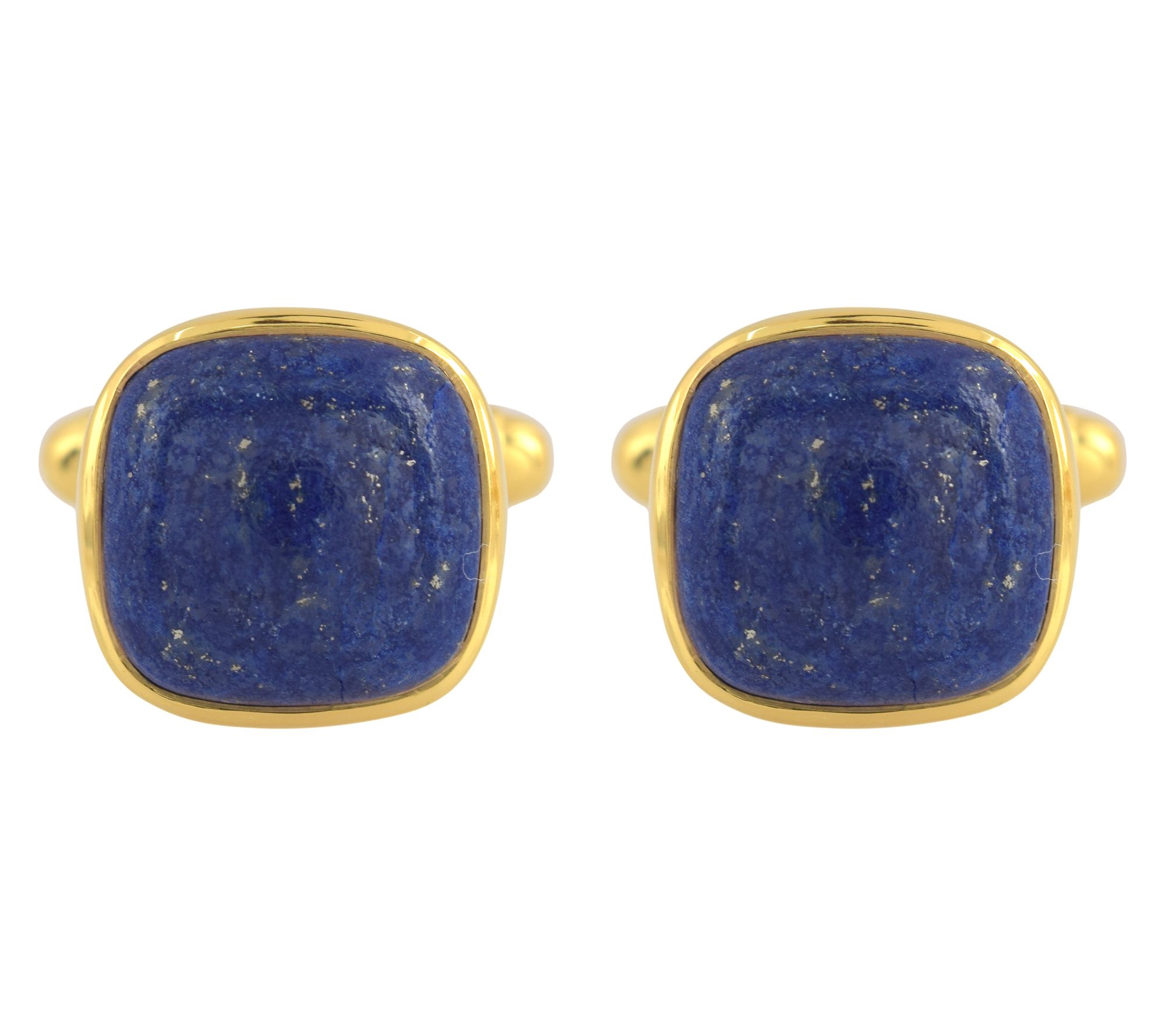 Affinity Gems Lapis Lazuli Cufflinks, 14K GoldPlated