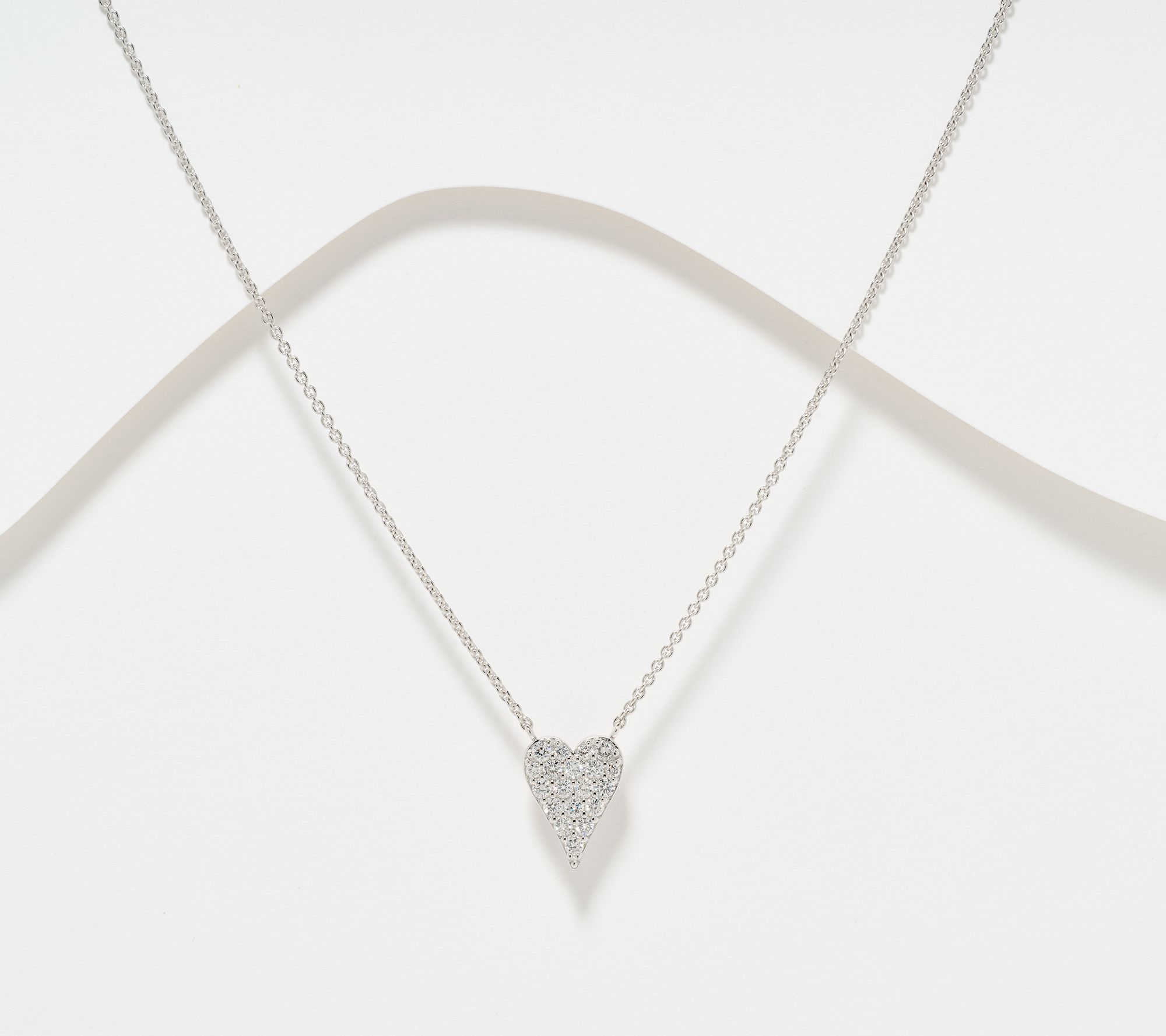 JEN by Jennifer Miller Lab Grown Diamond 0.50ct Heart Necklace