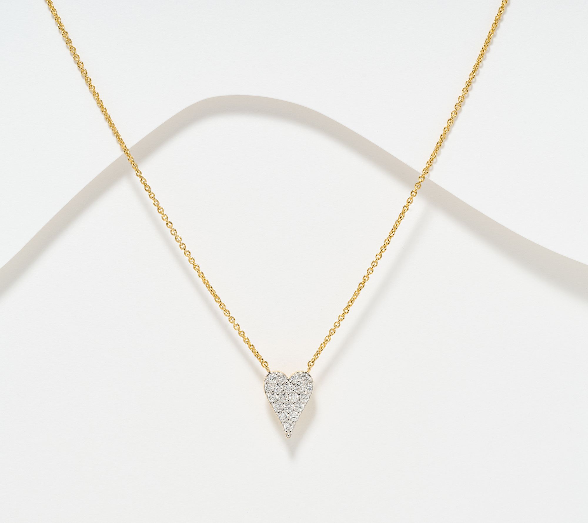 JEN by Jennifer Miller Lab Grown Diamond 0.50ct Heart Necklace