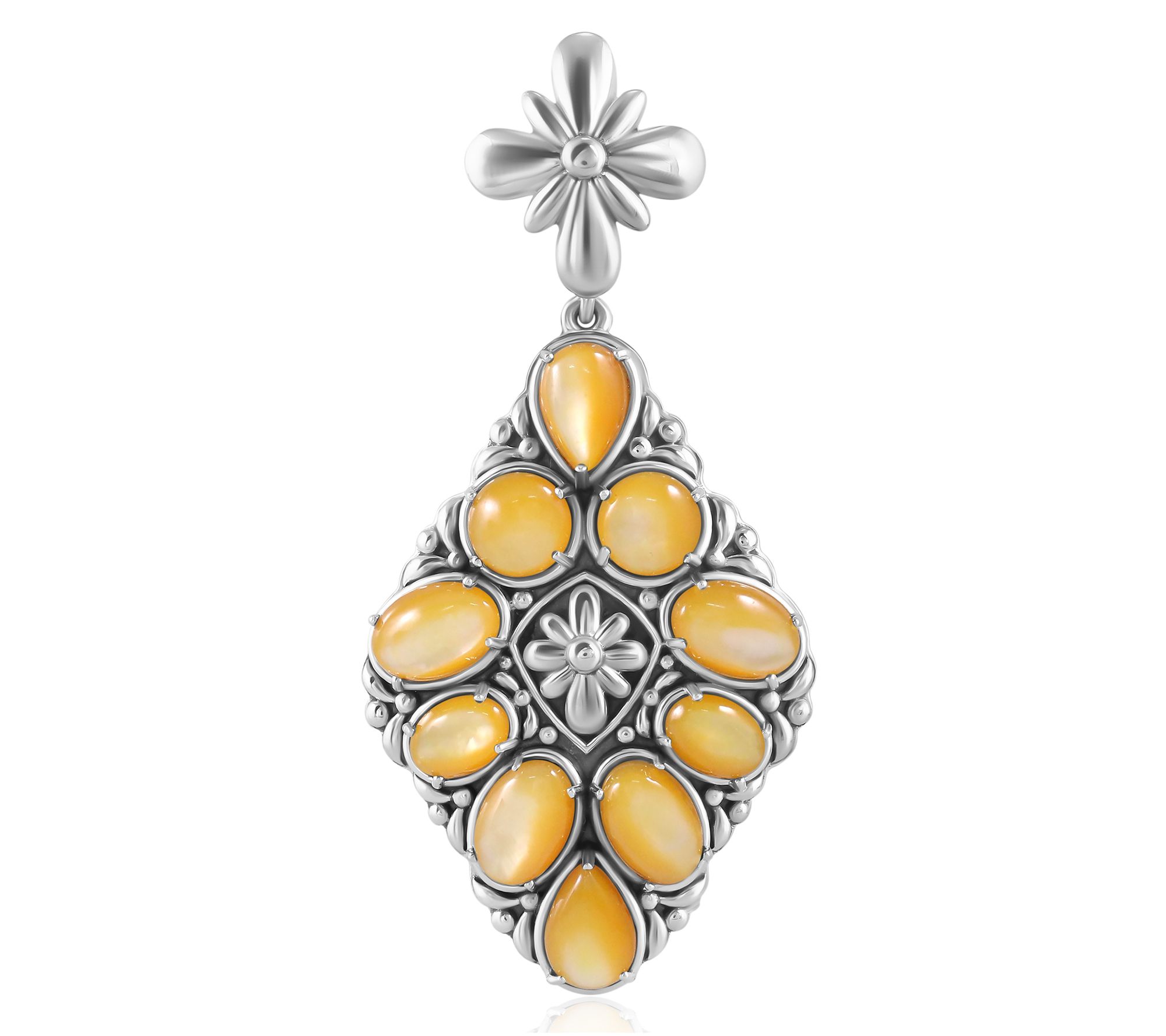 American West S terling Gemston e Diamond Shape Enhancer Enhancer