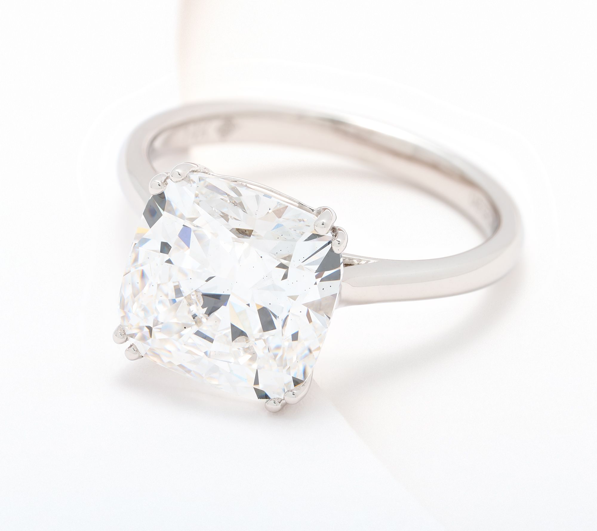 Fire Light Lab Grown Diamond 5.00 cttw Ring, 14K White Gold