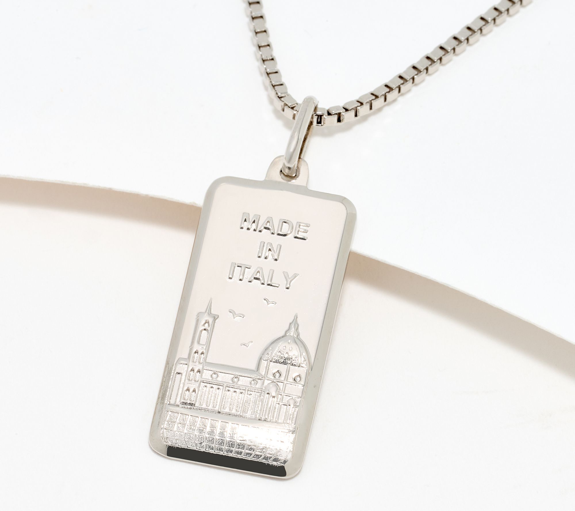 "As Is" David Markstein Bronze Ingot Pendant with 17 + 3" Chain