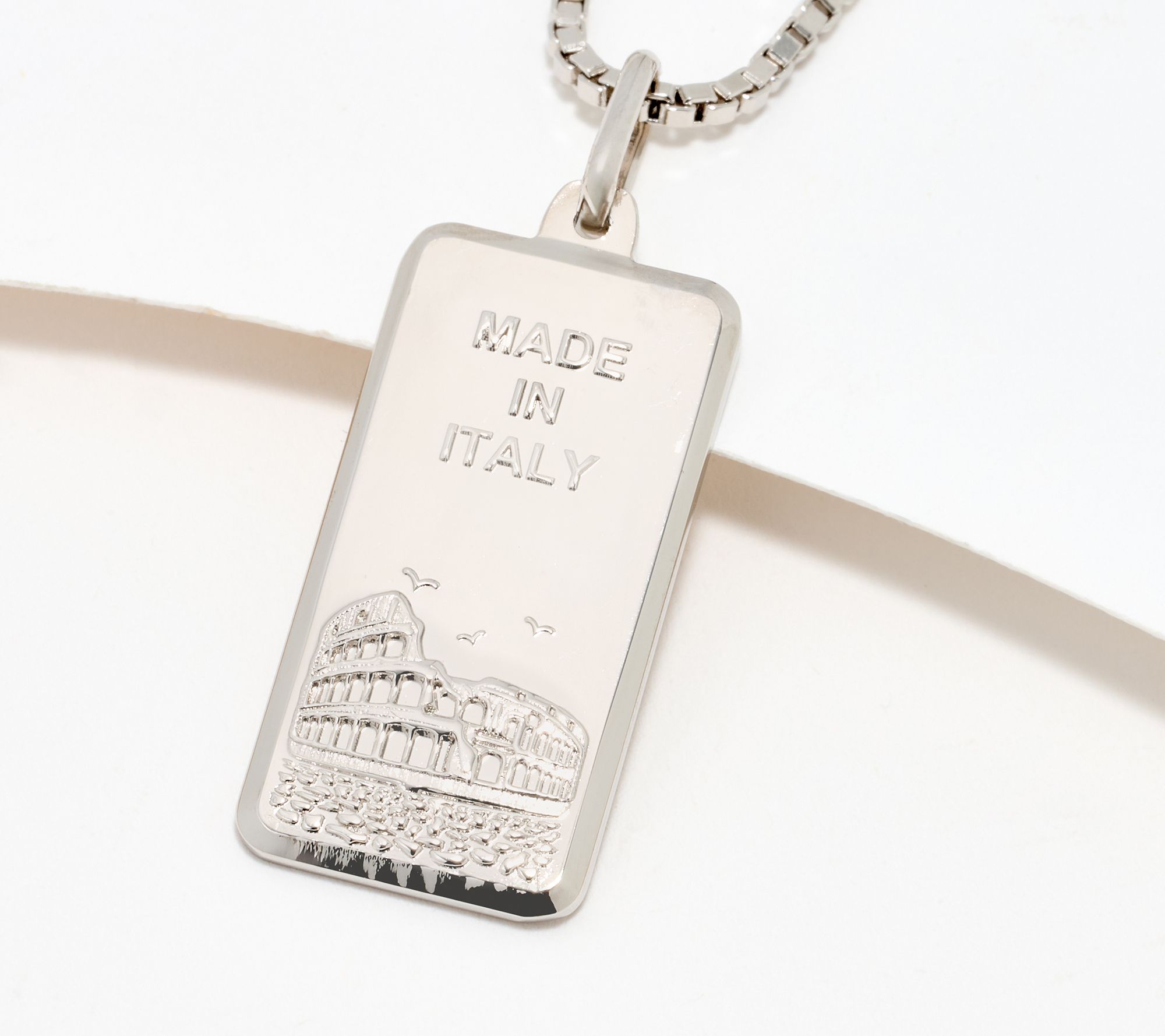 "As Is" David Markstein Bronze Ingot Pendant with 17 + 3" Chain