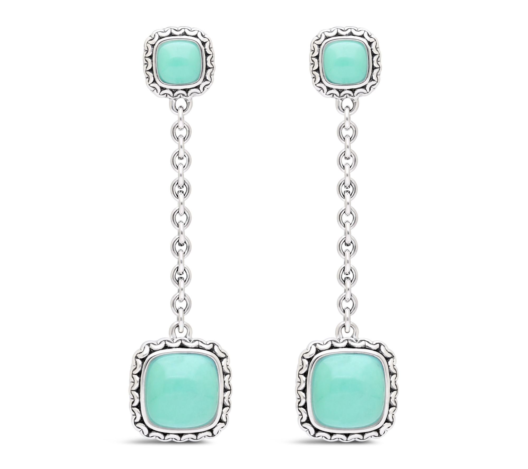 Tiffany Kay Studio Sterling Textured TurquoiseDrop Earrings