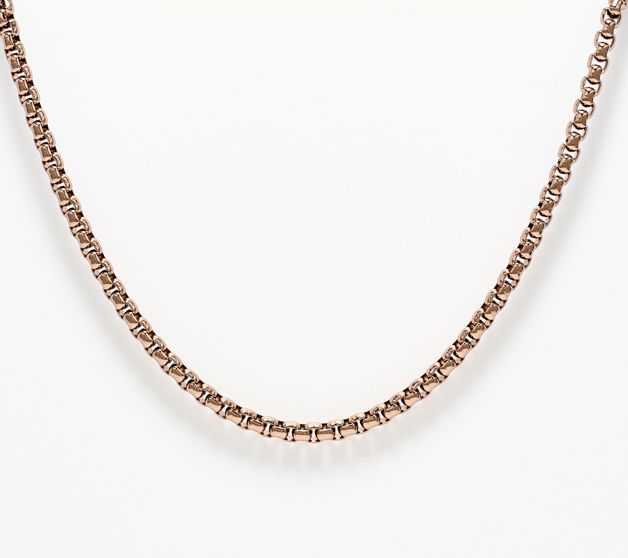  David Markstein Bronze Premiere Round Box Necklace, 16"