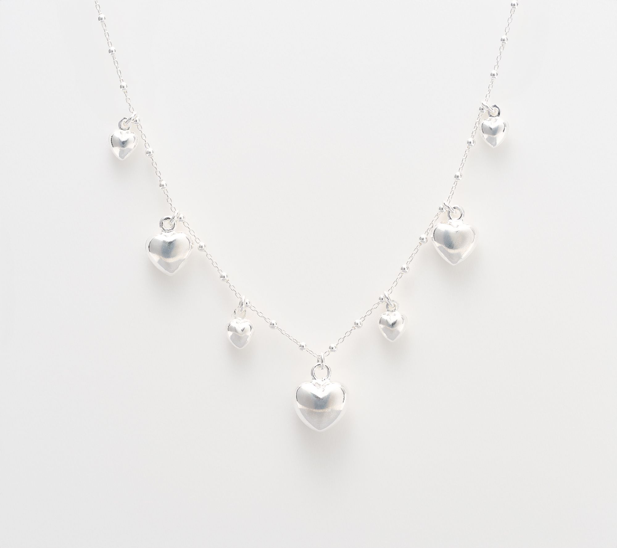 UltraFine 950 Cascading Heart Necklace