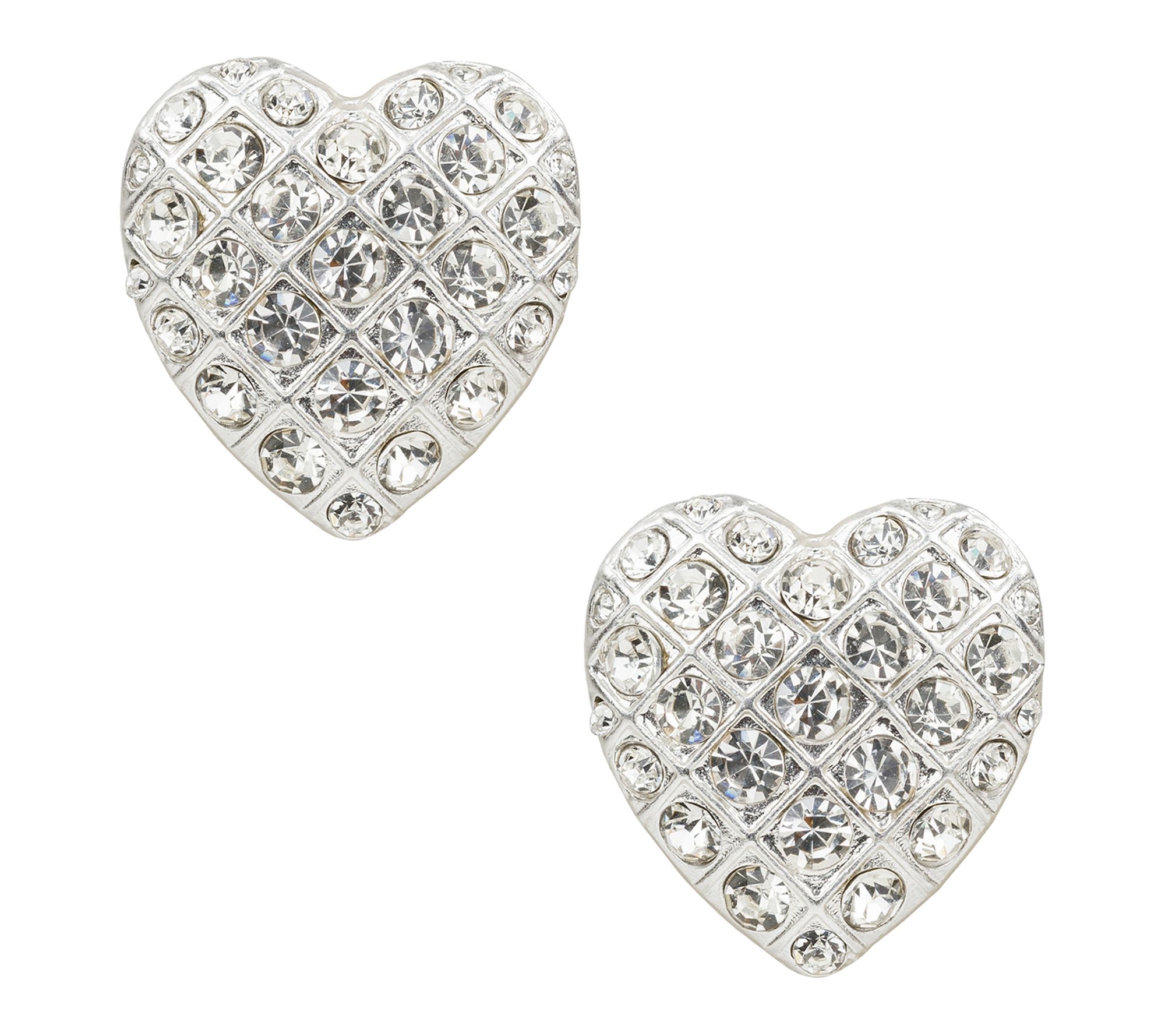 Patricia Nash Holiday Charm Collection Heart Stud Earrings