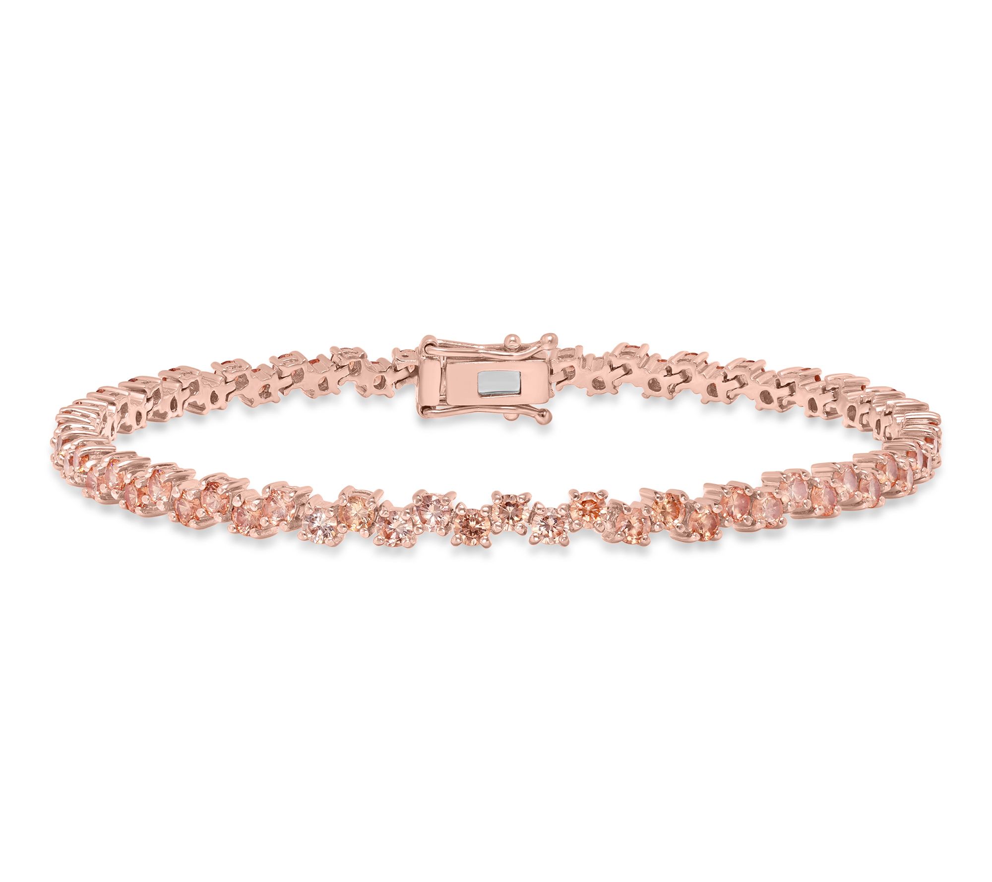 Diamonique x Kathy Levine Wavy Tennis Bracelet,Sterling