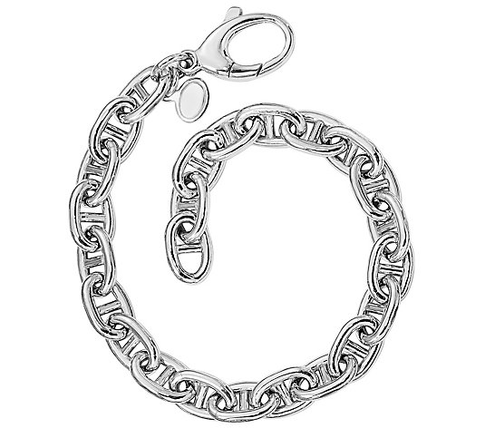 Italian Silver Anchor Link Bracelet, 10.5g