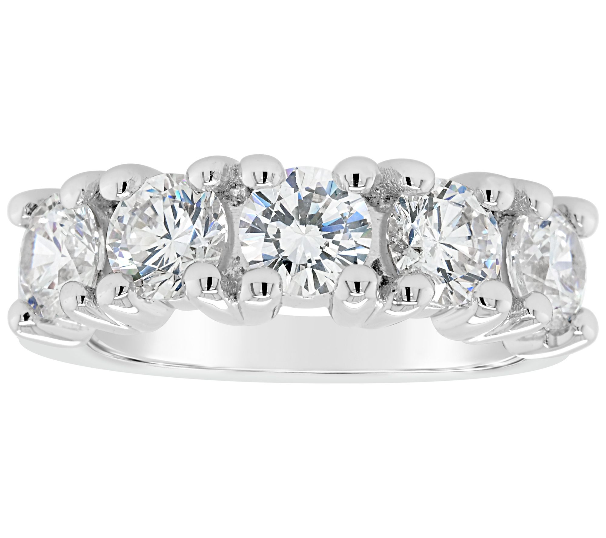 Affinity 1.95 cttw 5-Stone Diamond Band Ring, 1K