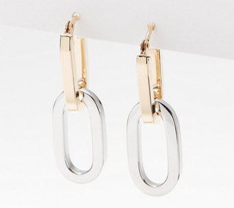 EternaGold Removable Paperclip Link Earrings, 14K Gold - J405719