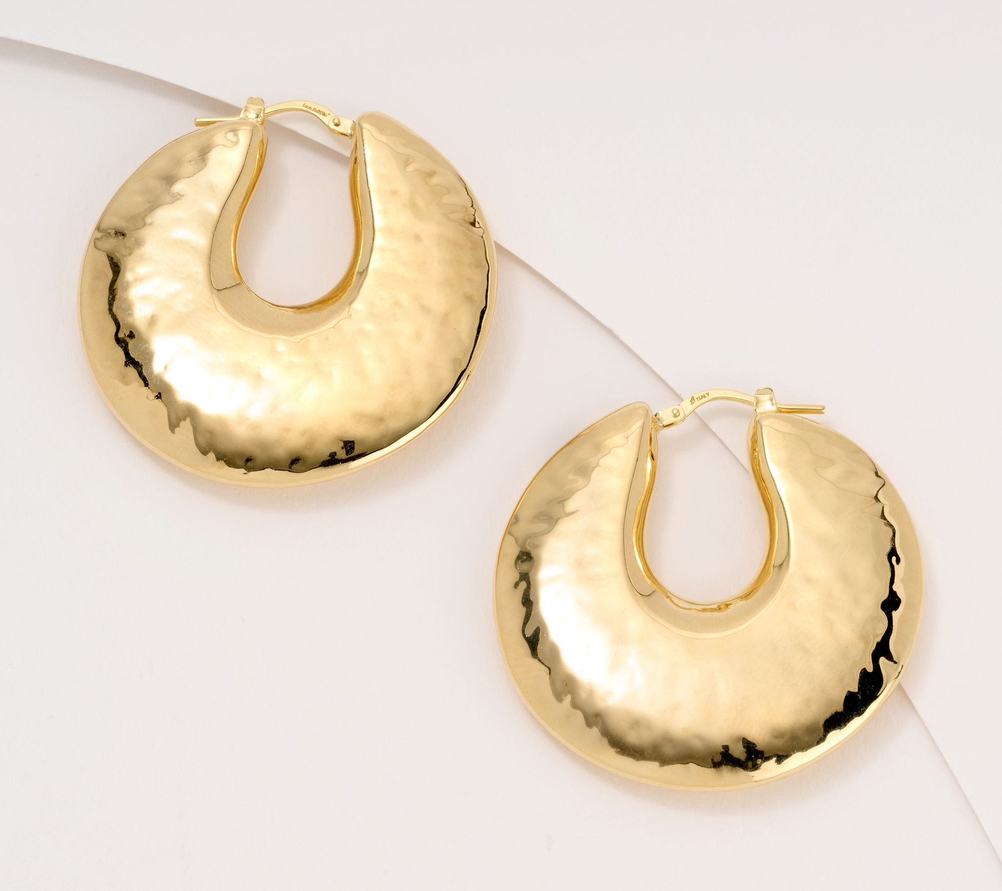 Louis Dell'Olio Bronze Electroform Hoop Earrings