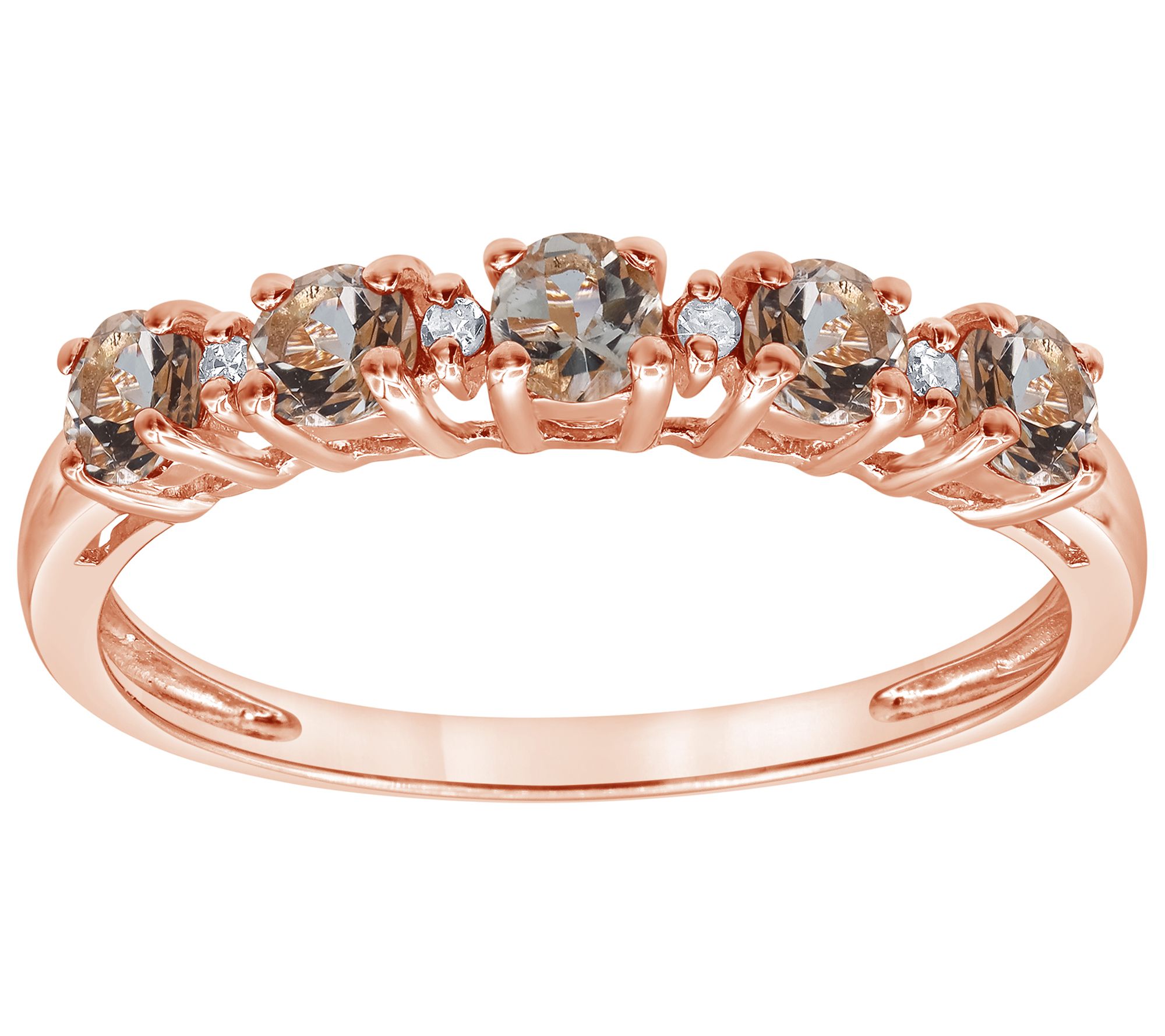 Affinity Gems Gemstone & Diamond Ring, 14K GoldPlated