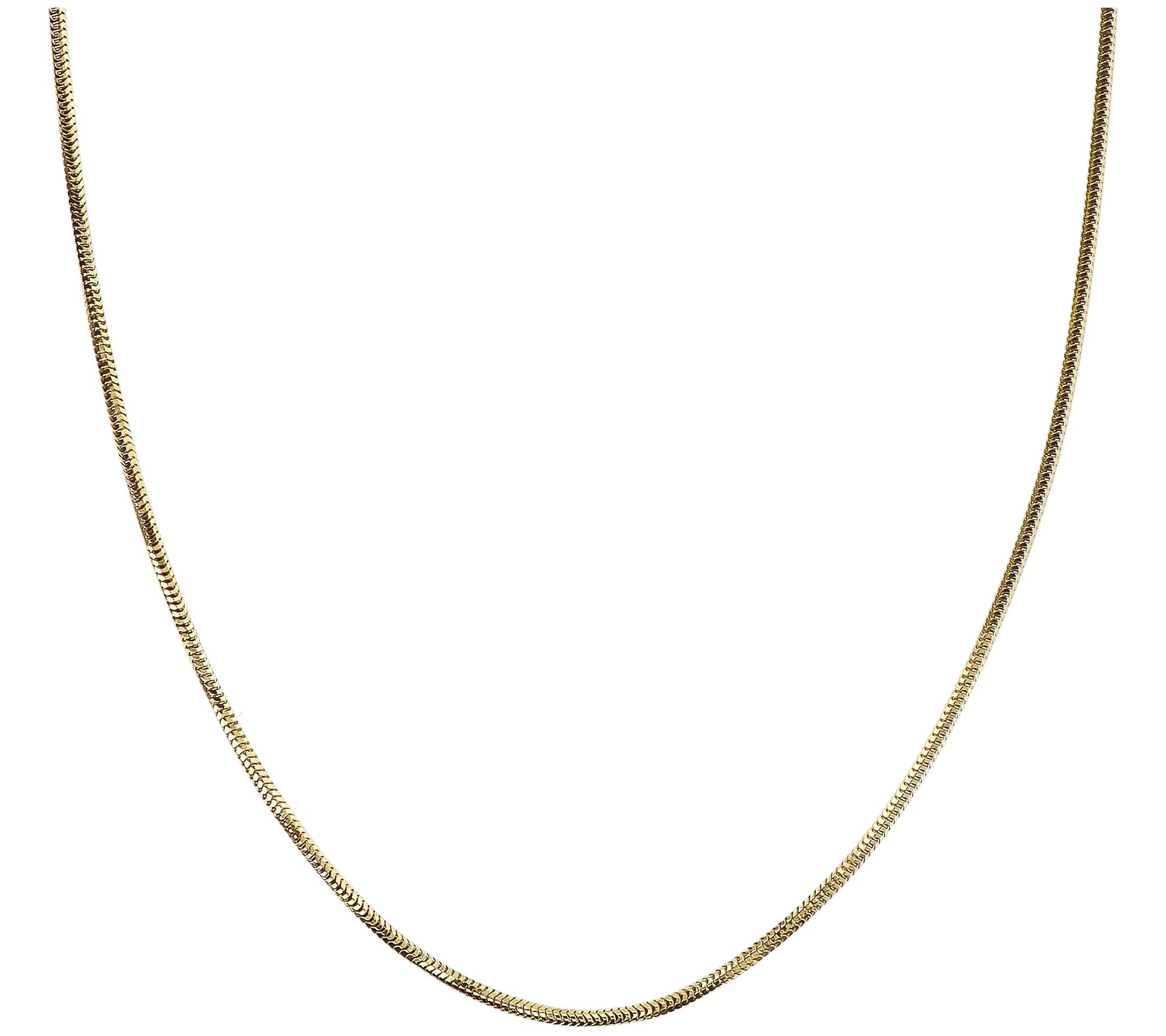 Ultrafine 950 Silver 18" Snake Chain Necklace