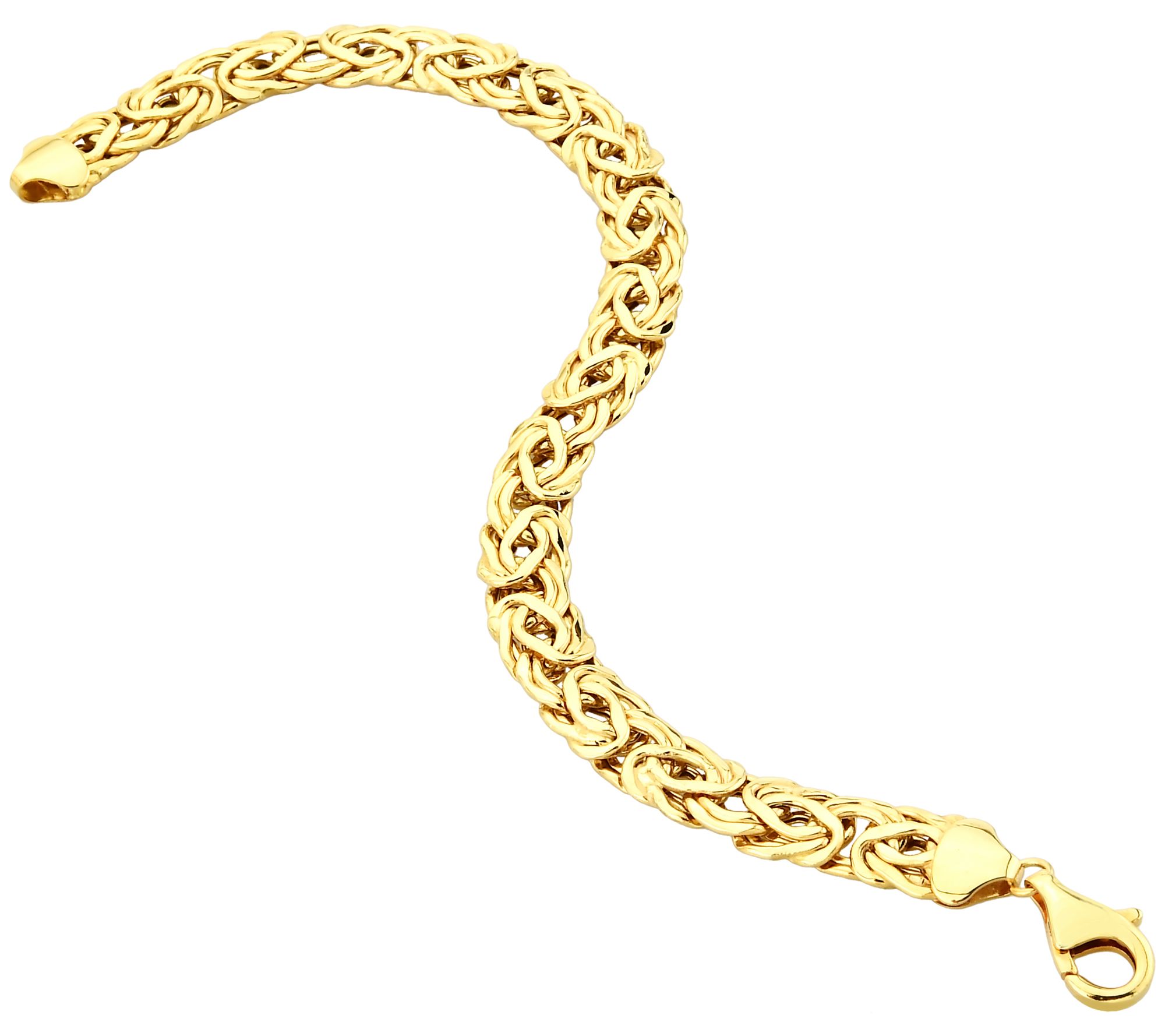 Adorna 14K Gold Byzantine Bracelet