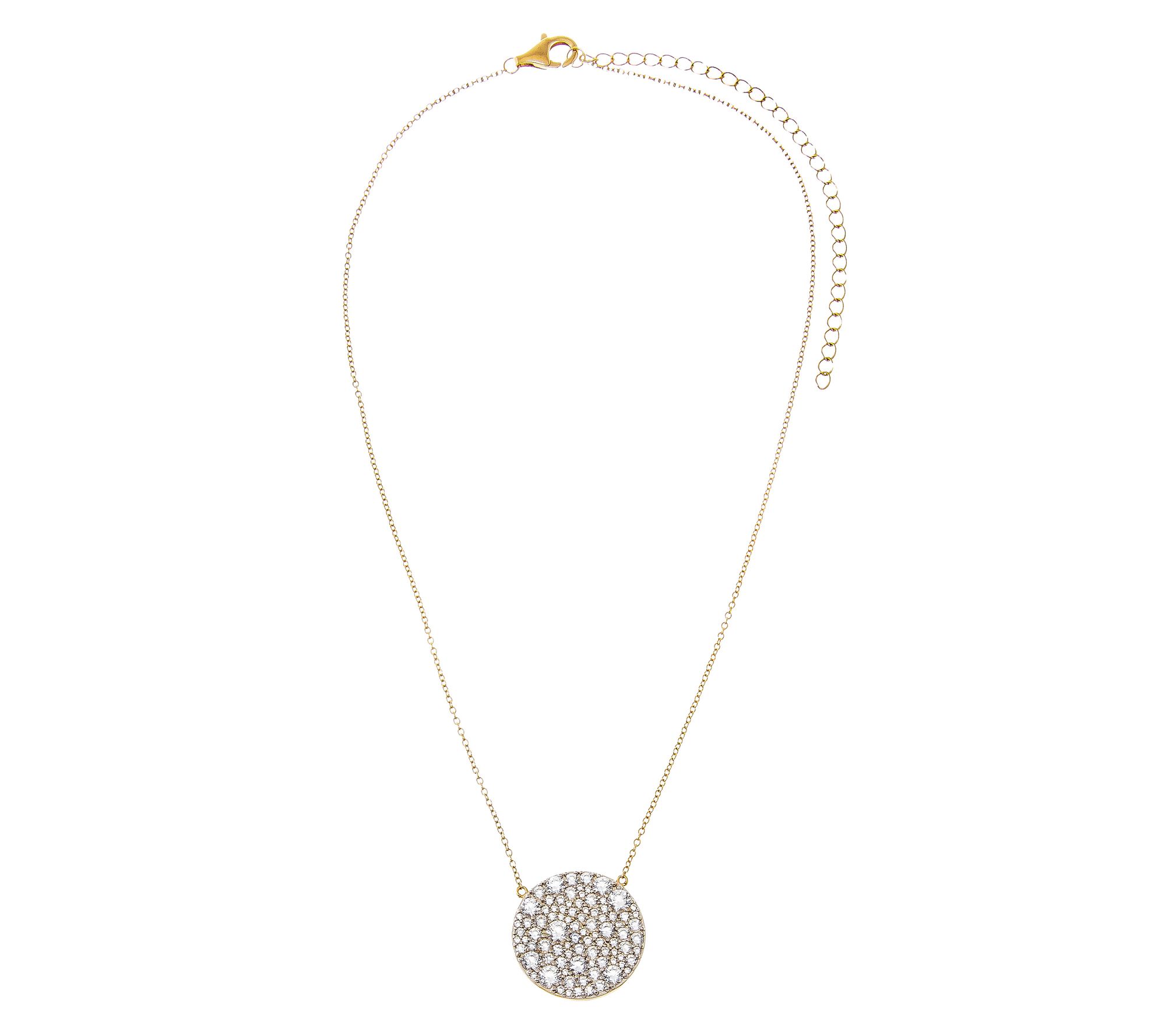 Diamonique x Jennifer Miller Cobble Stone Necklace, Sterling