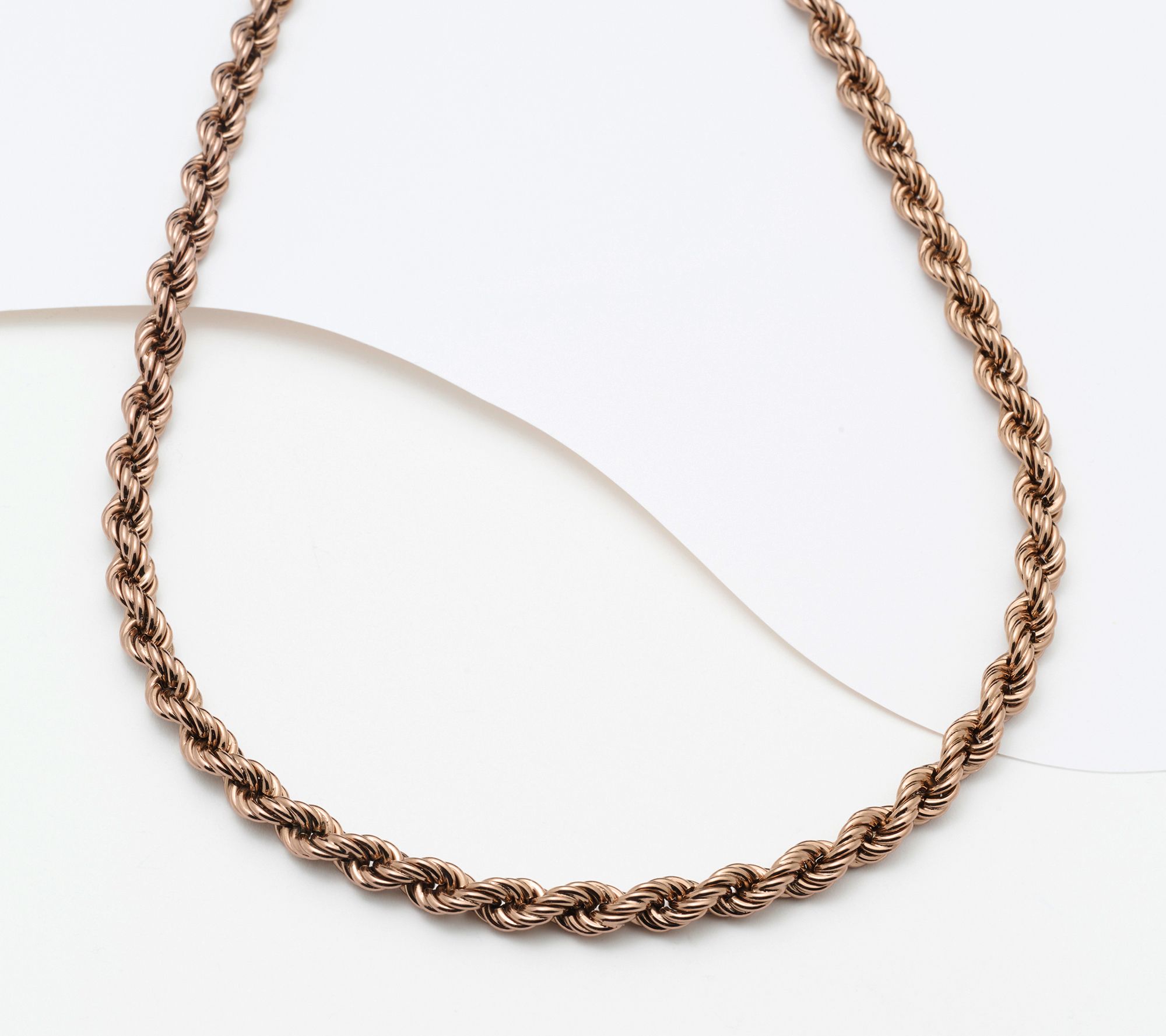 David Markstein Bronze Premium 20" Rope Necklace w/ Magnetic Clasp
