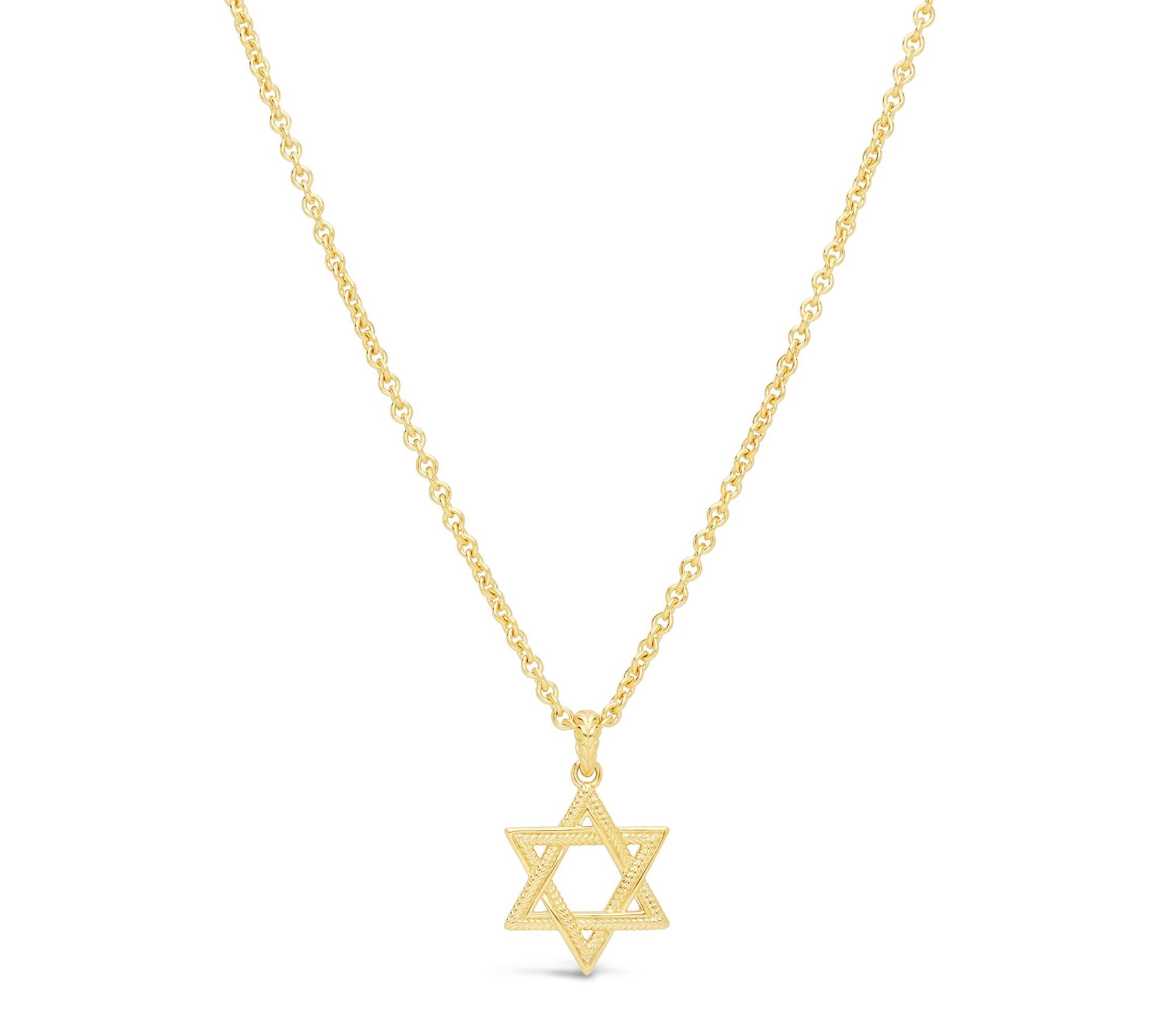 Tiffany Kay Studio 14K Clad Star of David Pendant w/ Chain