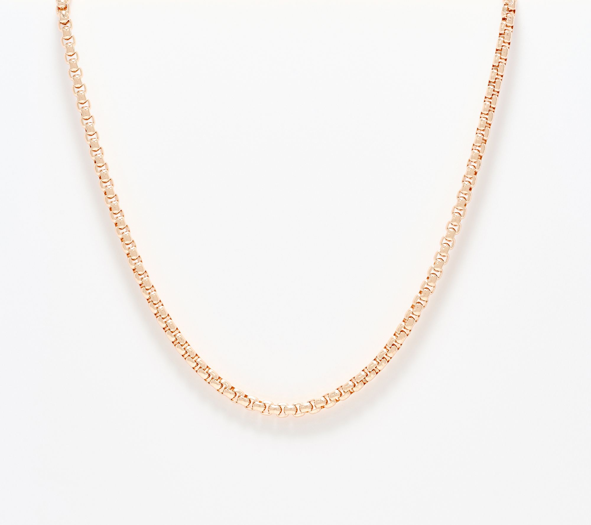  David Markstein Bronze Premiere Round Box Necklace, 18"