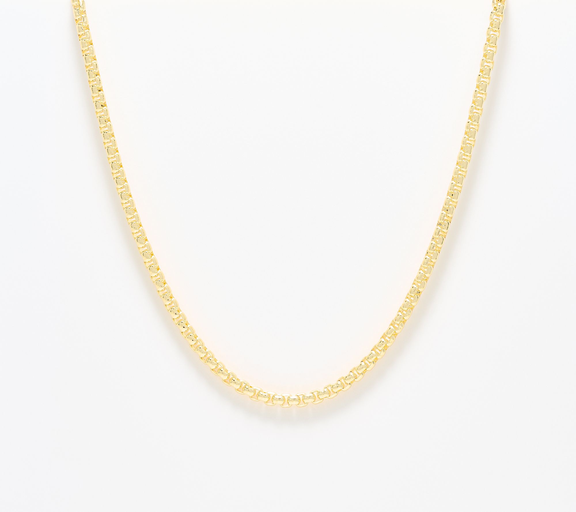 David Markstein Bronze Premiere Round Box Necklace, 18"