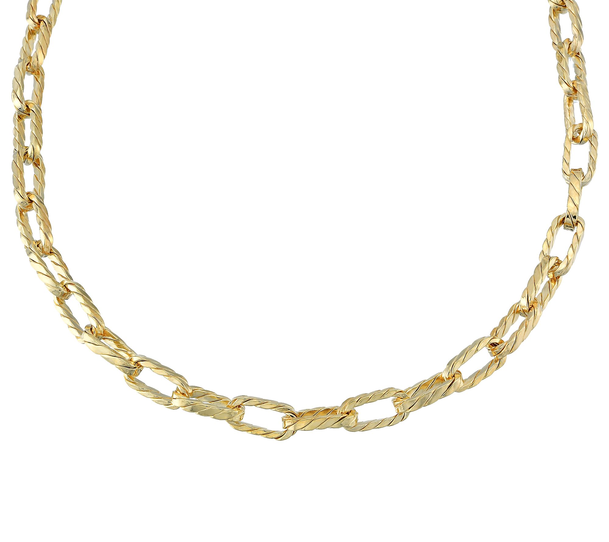 Silver Style Bold Luxury Paperclip Necklace, Sterling