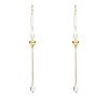 Goddaughters 14K Gold Clad Cultured Pearl Dangle Earrings