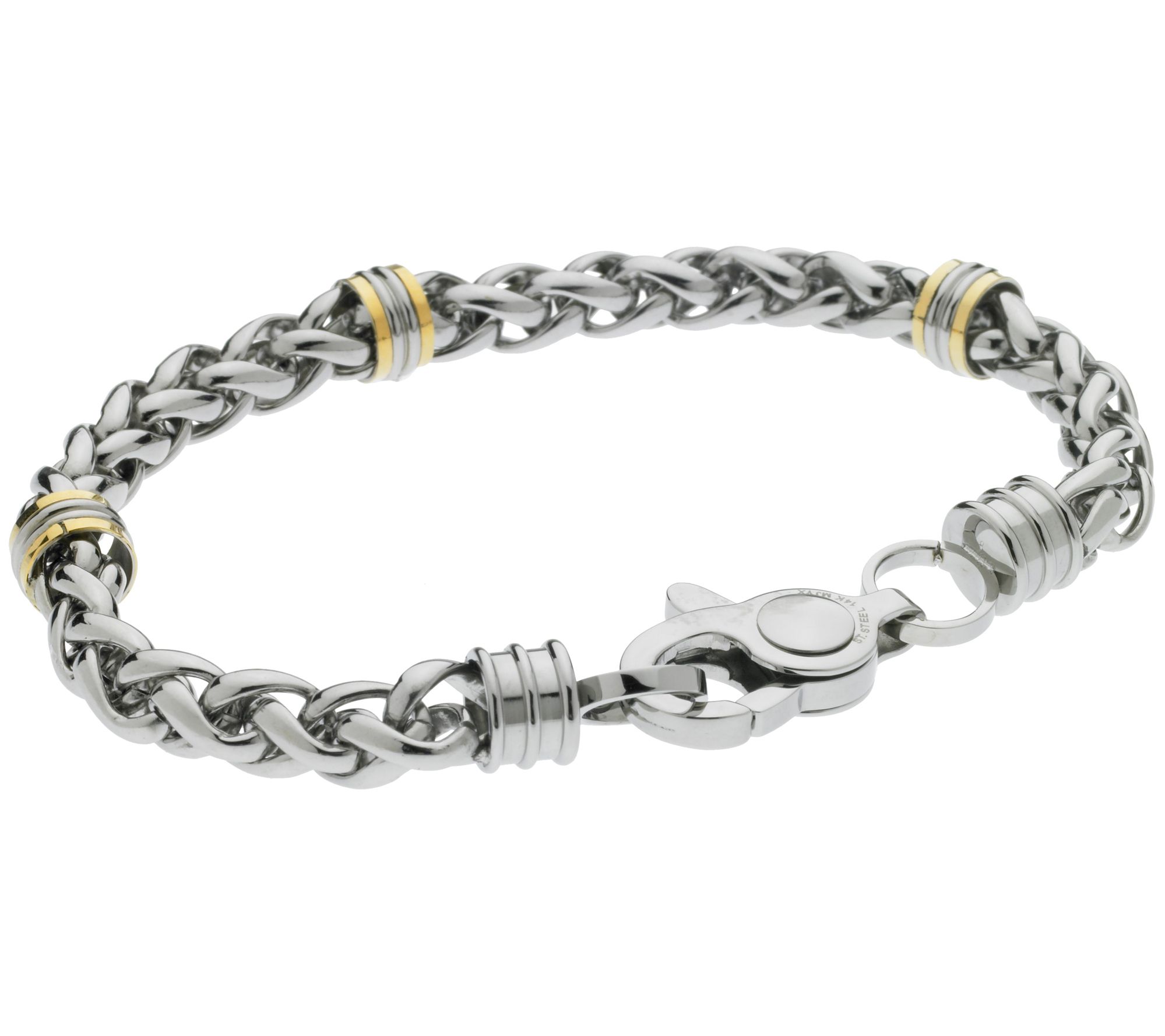 Qvc mens deals gold bracelets