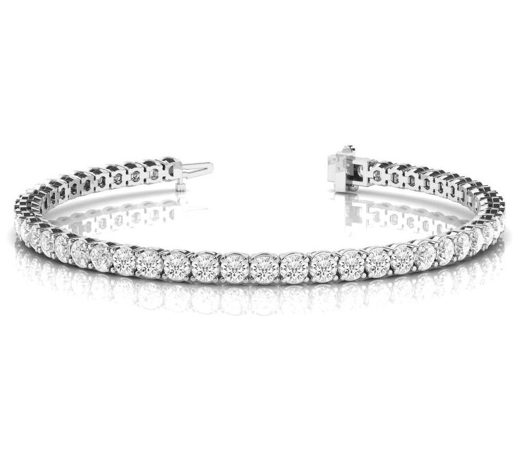 Vida Lab Diamonds Lab Created Ava Tennis Bracel et, 14K Gold