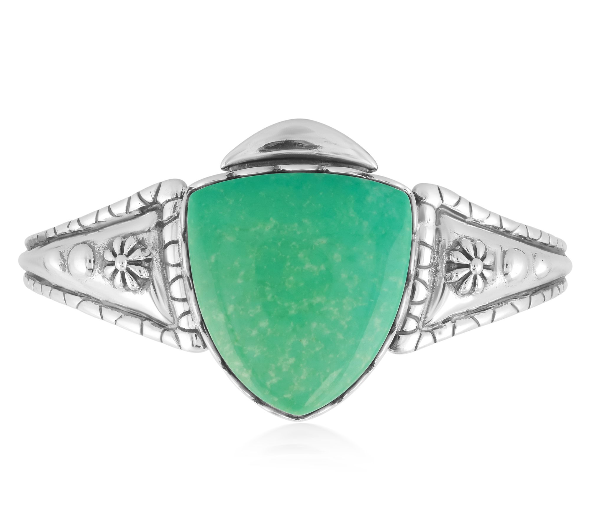 American West Sterling Silver Turquoise ShieldCuff