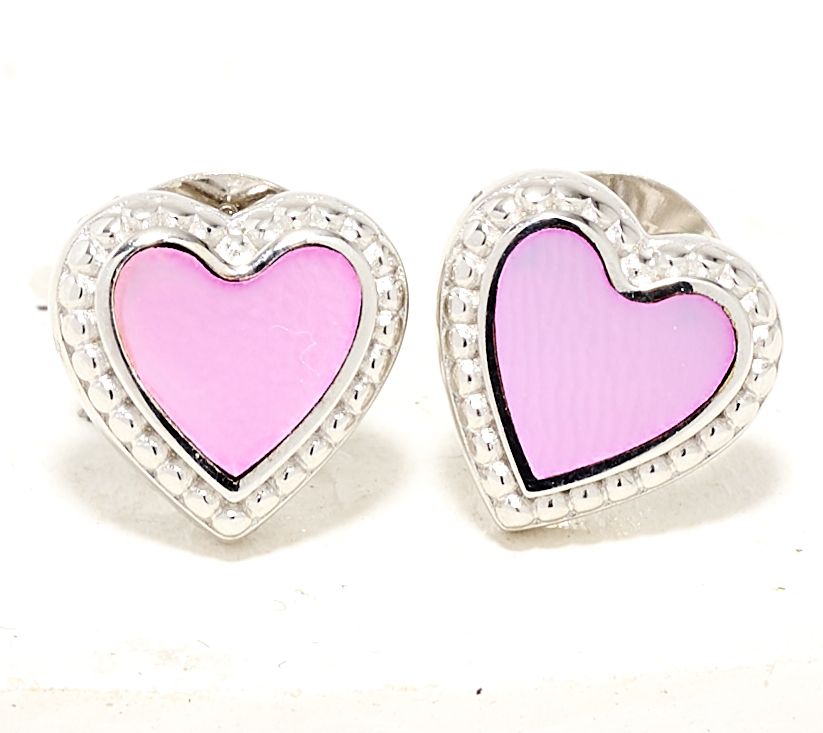 Karma & Luck Kalli Collection Heart Stud Earrings