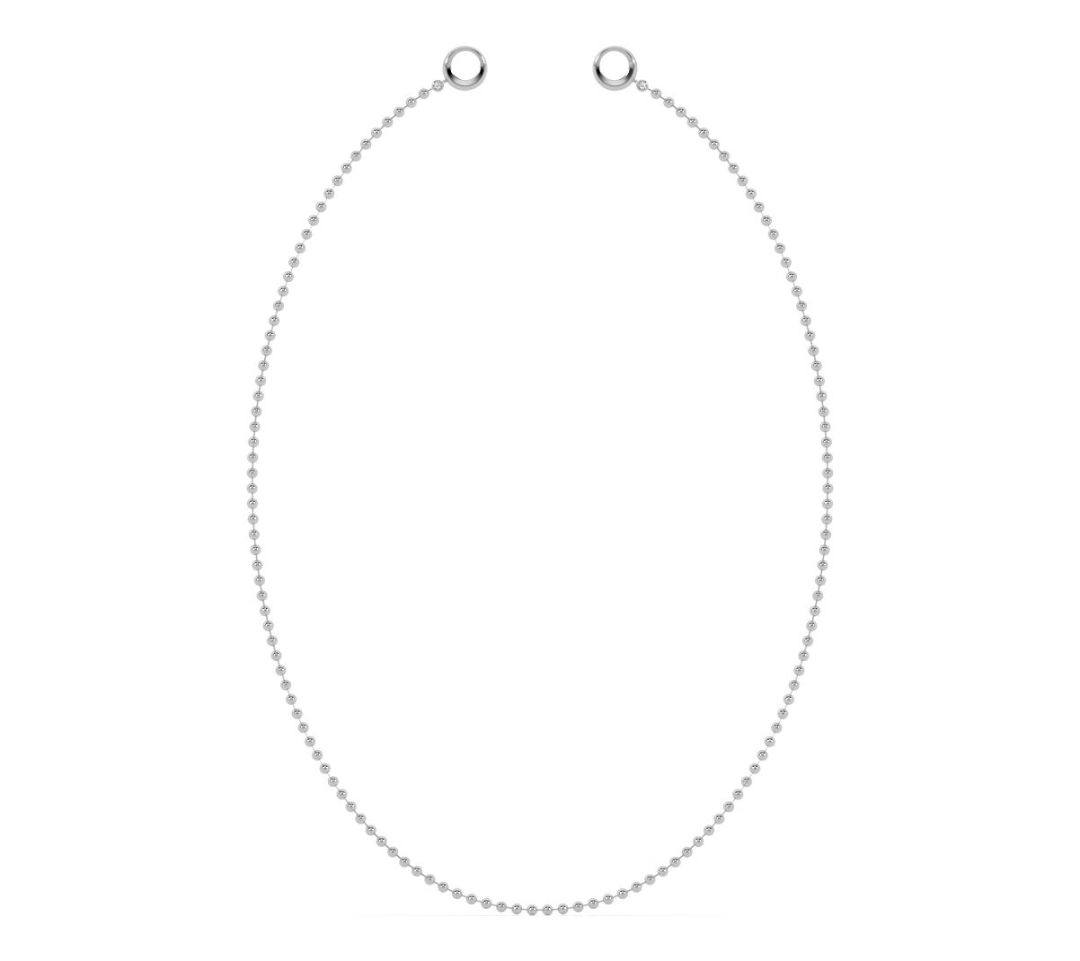 ONI Fine Jewelry Sterling Silver Baby Sphere Necklace