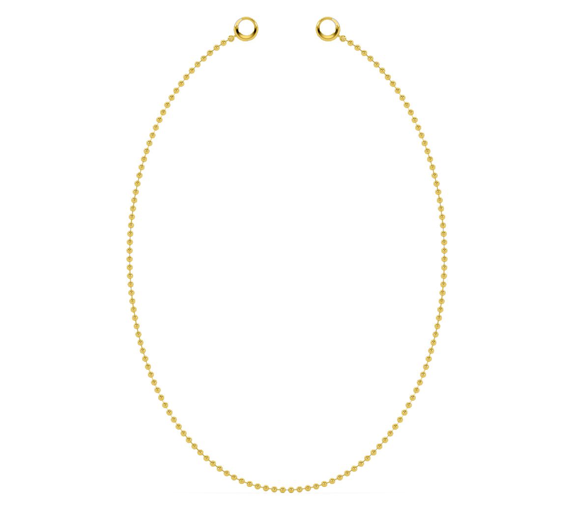 ONI Fine Jewelry Sterling Silver Baby Sphere Necklace