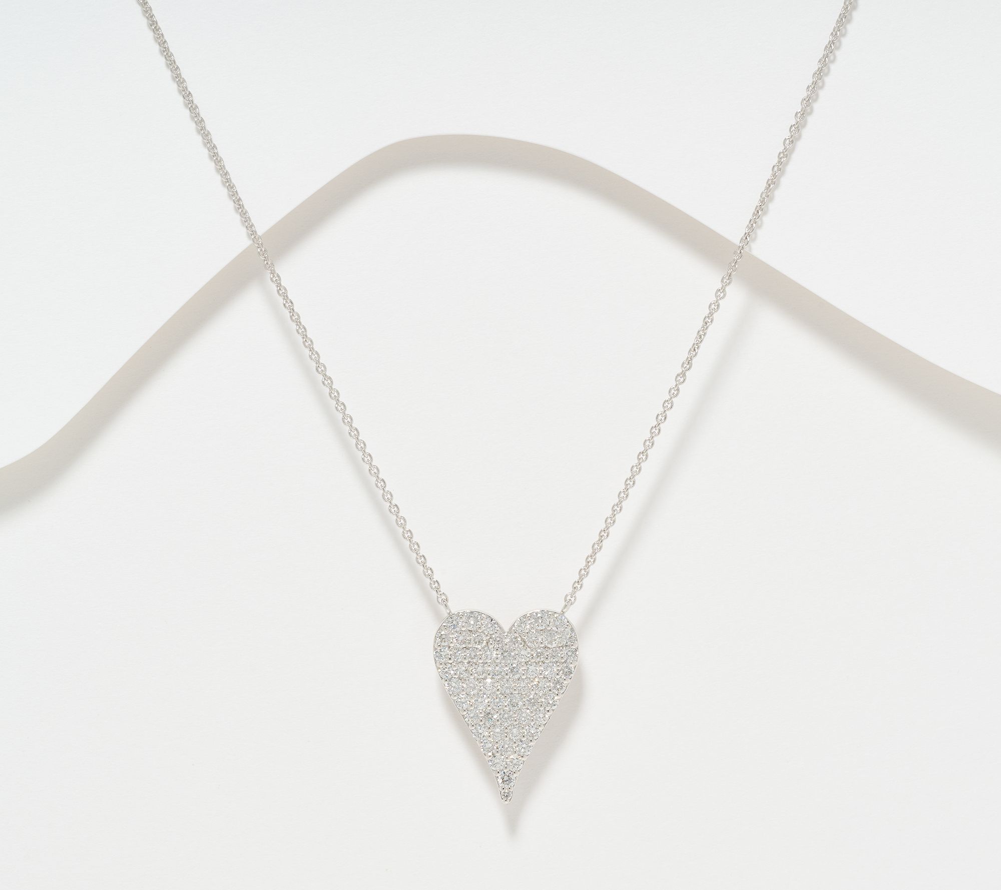 JEN by Jennifer Miller Lab Grown Diamond 1.50ct Heart Necklace