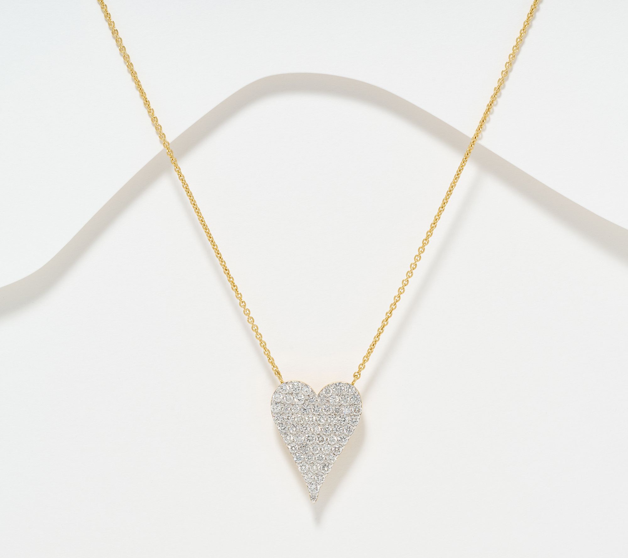 JEN by Jennifer Miller Lab Grown Diamond 1.50ct Heart Necklace
