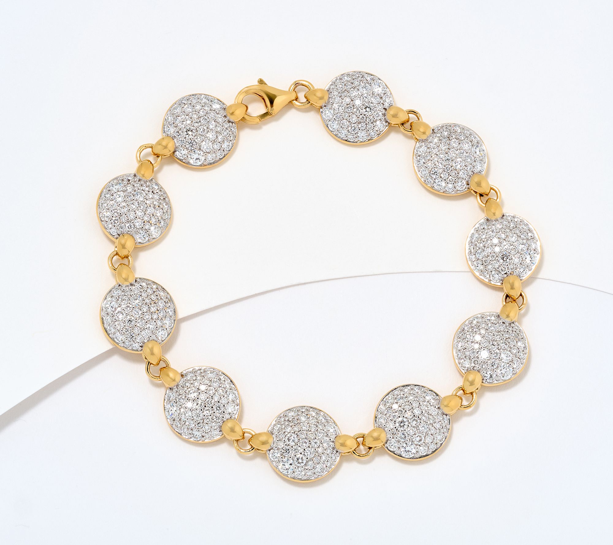 JEN by Jennifer Miller Round Lab Grown Diamond 4.95ct Bracelet