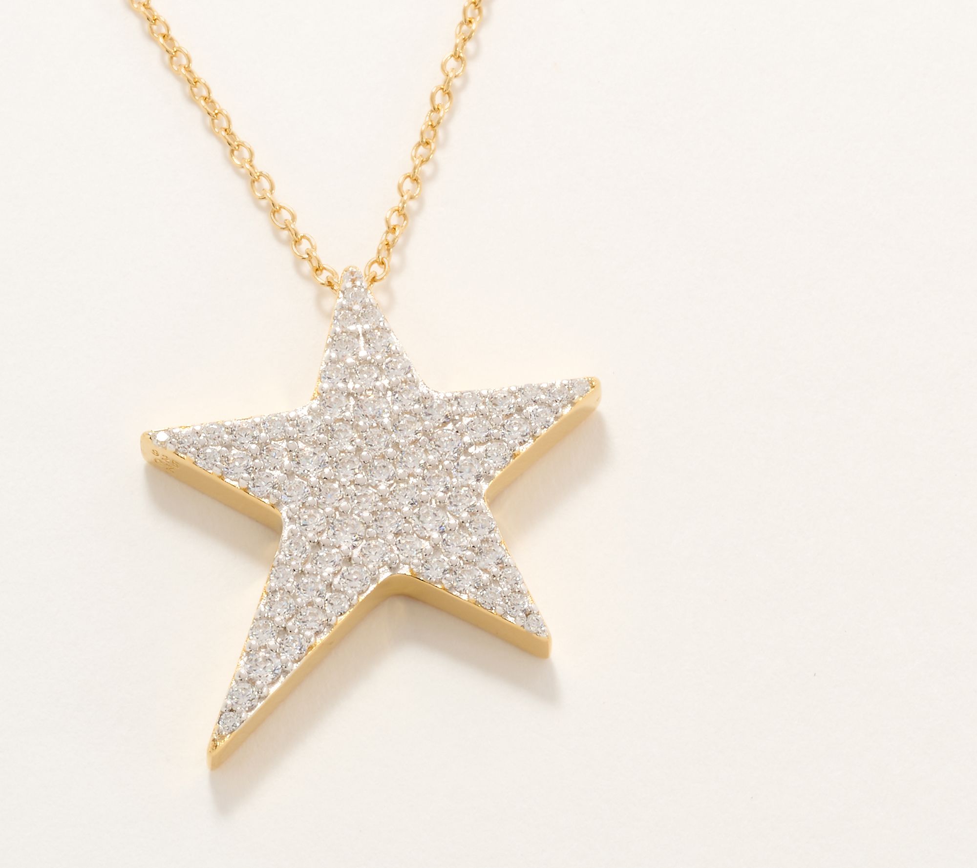 Diamonique x Jennifer Miller Shooting Star Necklace, Sterling