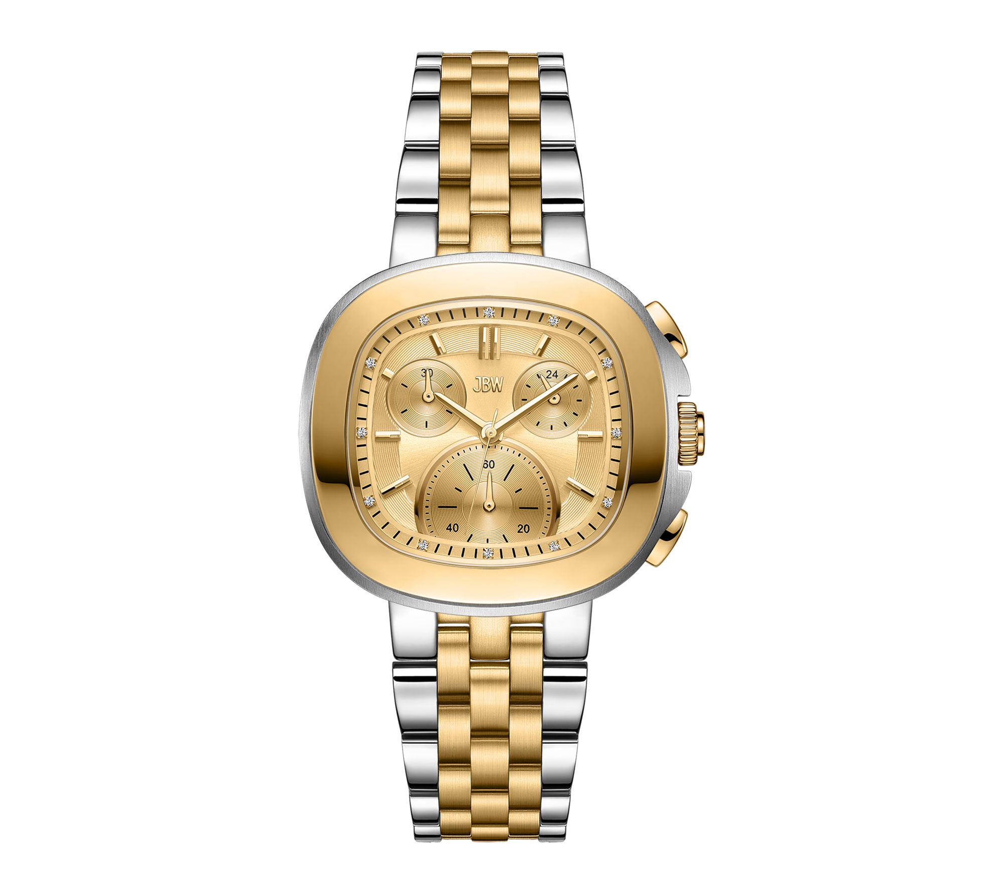 JBW Men's Coast Two-Tone Lab Grown Diamond Accent Watch
