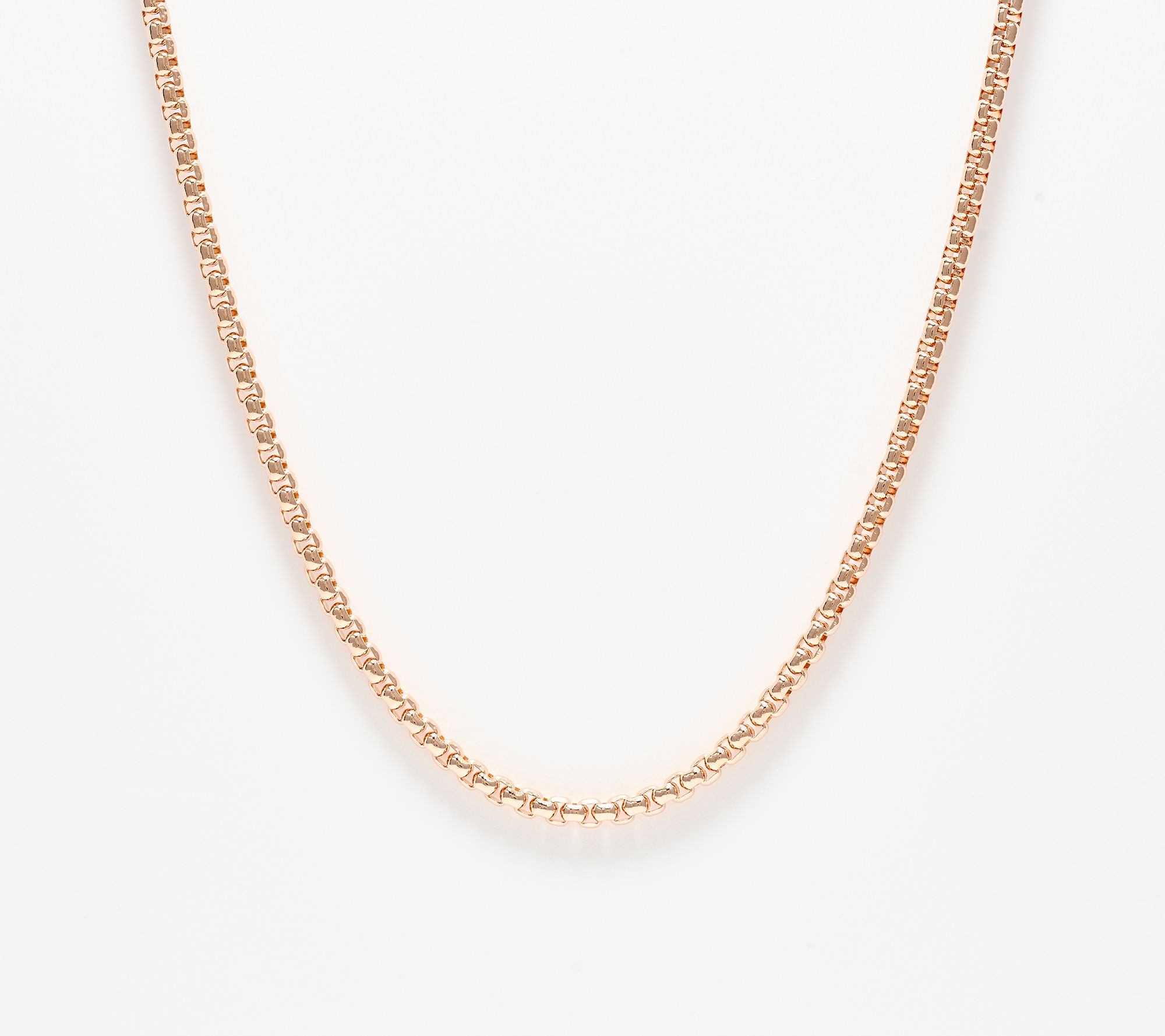 David Markstein Bronze Premiere Round Box Necklace, 20"