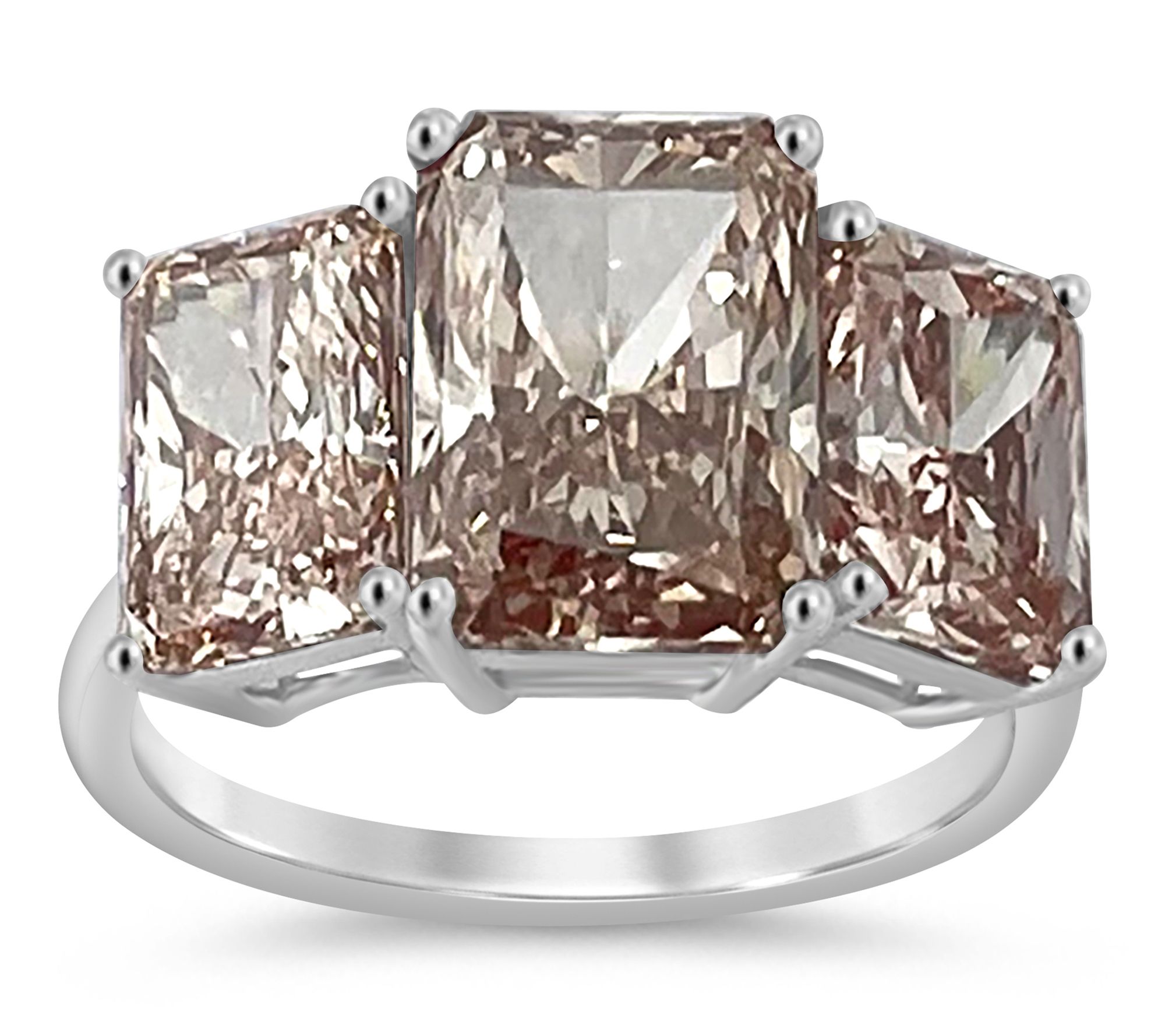  Fire Light 8.00 cttw Pink Lab Grown Diamond Ring,14K Gold