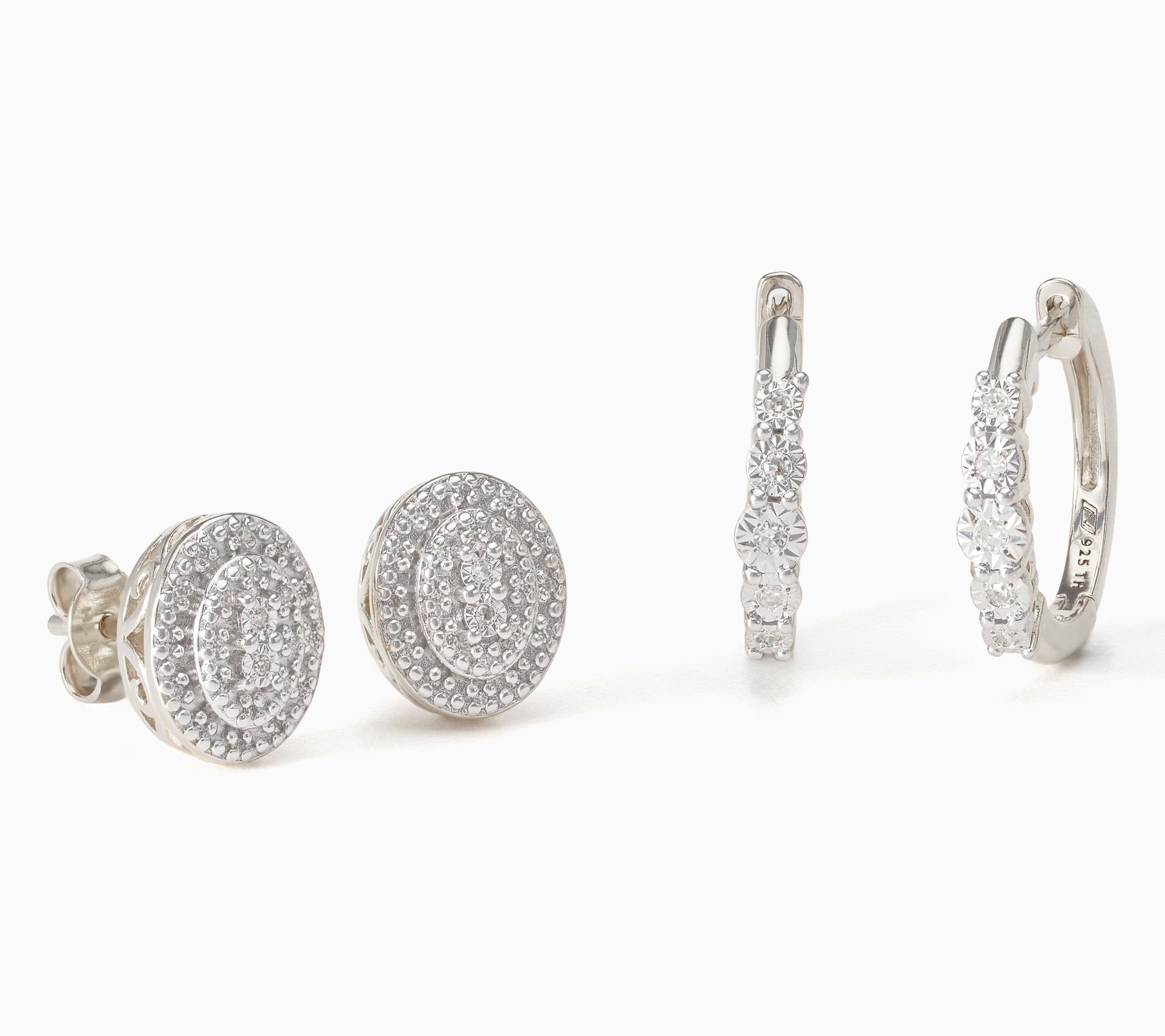 Affinity Diamonds Boxed Set of 2 Earrings