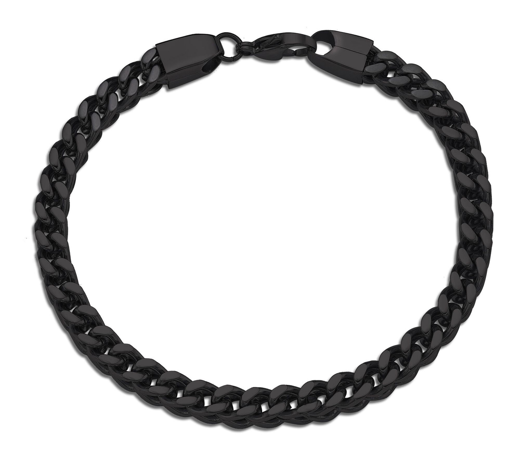 LYNX Men's Stainless Steel Foxtail Bracelet