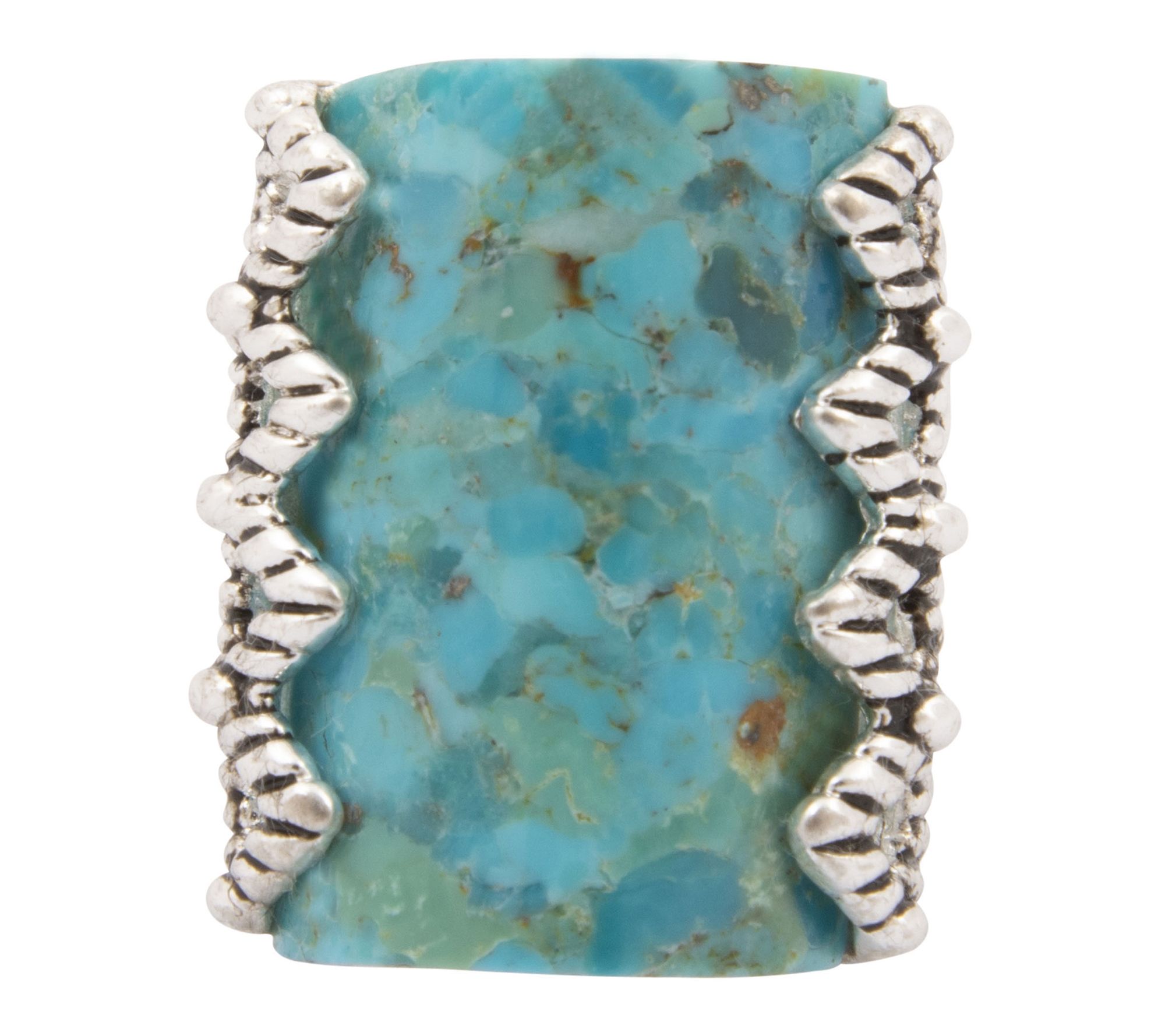 Barse Artisan Crafted Freeform Turquoise Statement Ring