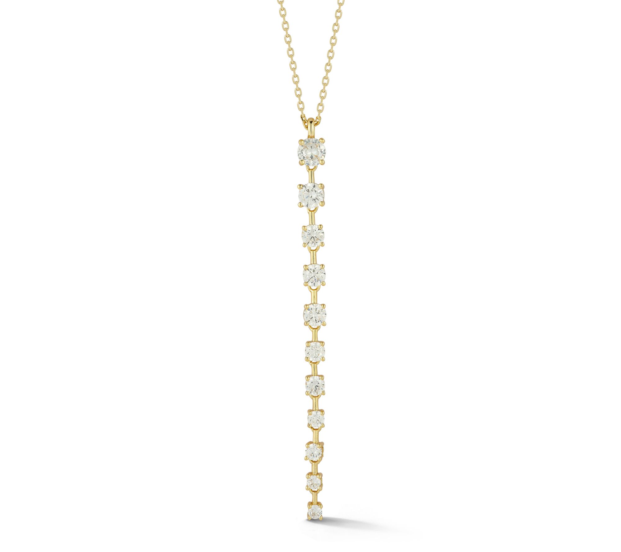Sterlina Silver 2-1/2" Drop Pendant w/ Chain, Sterling