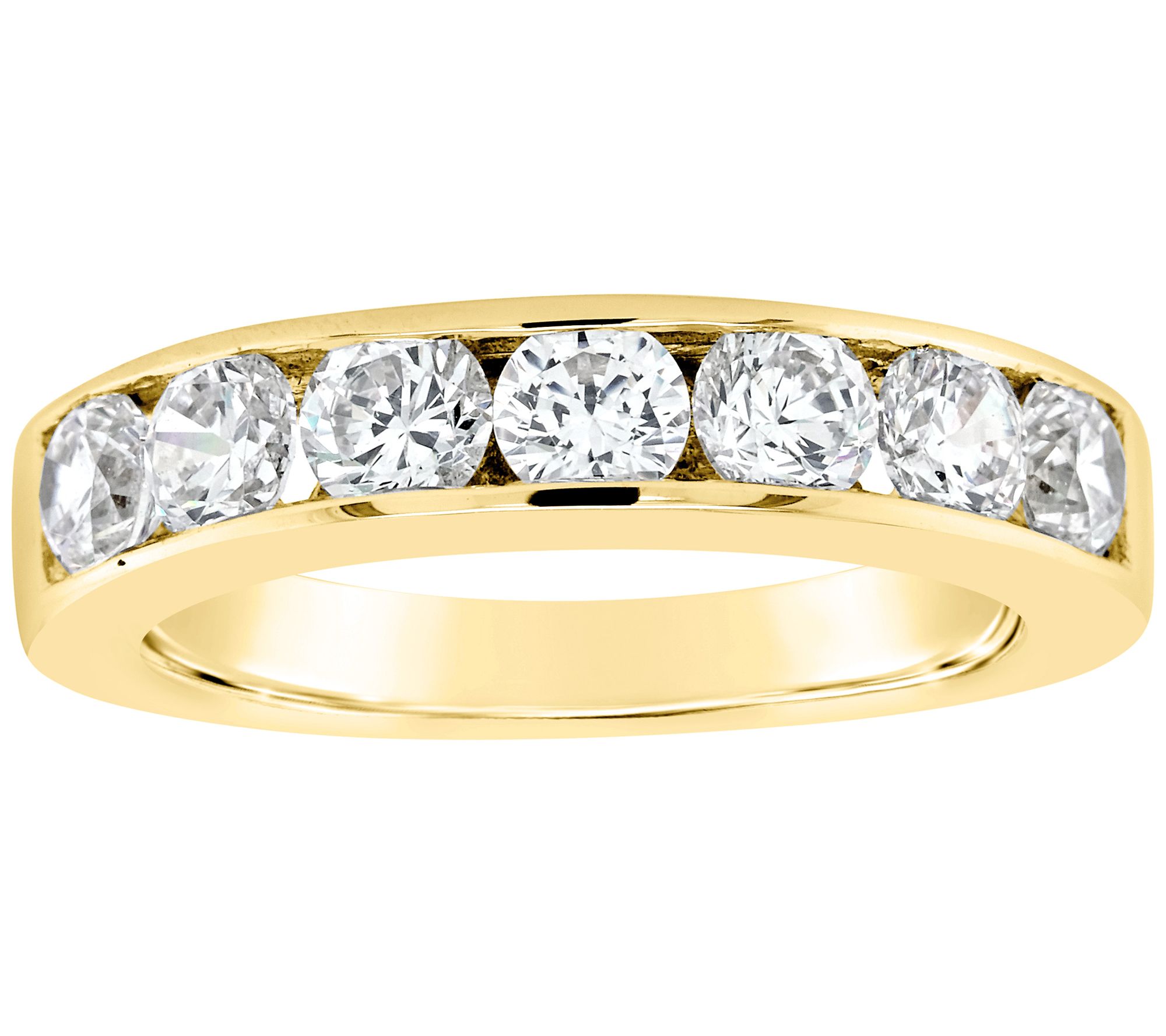 Affinity 14K Gold Channel Set 1.35 cttw Diamond Ring