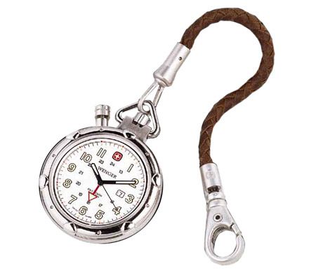 Wenger Swiss Military Standard Issue Alarm Pocket Watch w/P - QVC.com