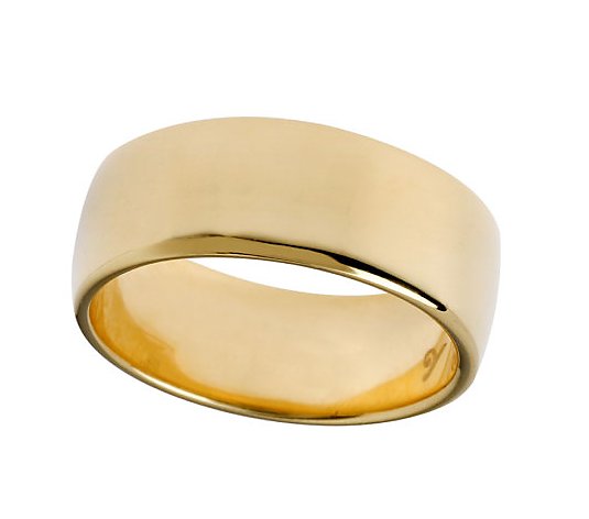 Veronese 18K Clad 7mm Polished Silk Fit Band Ring