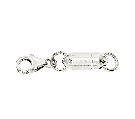 Sterling Silver Elongated Magnetic Clasp