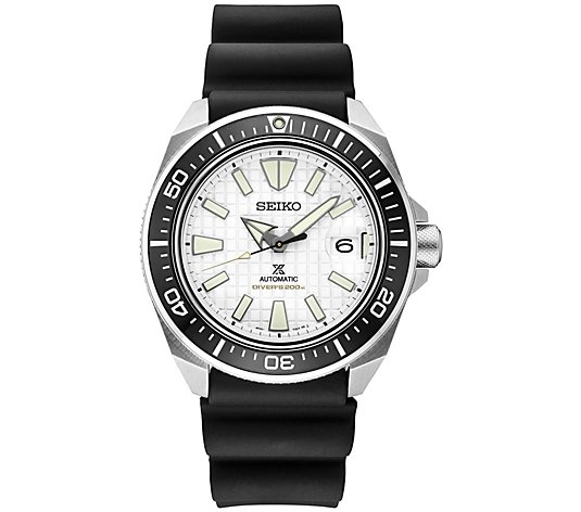 Seiko Men's Prospex Automatic Stainless Black Strap Watch