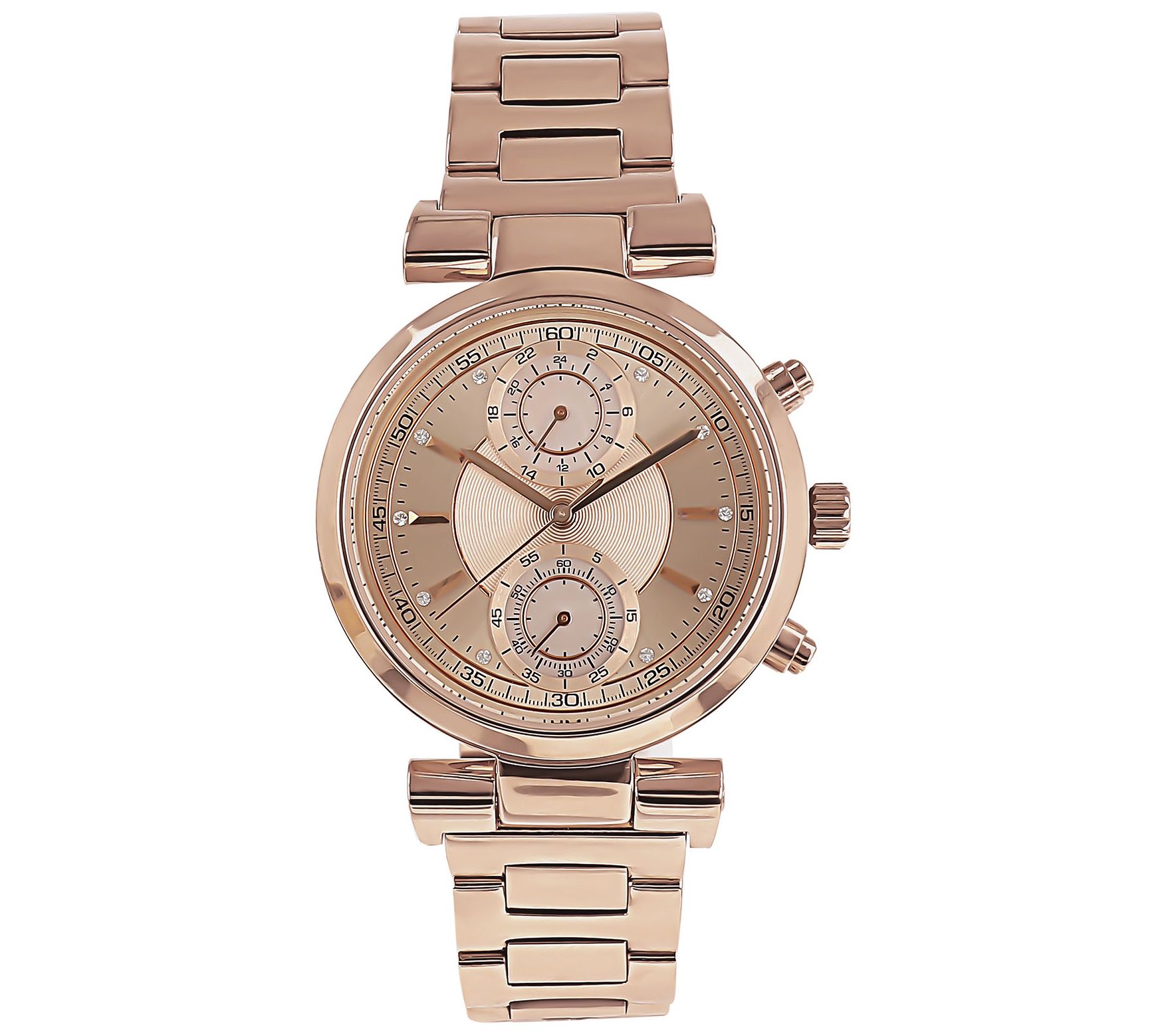 Steel by Design Rosetone Bracelet Watch