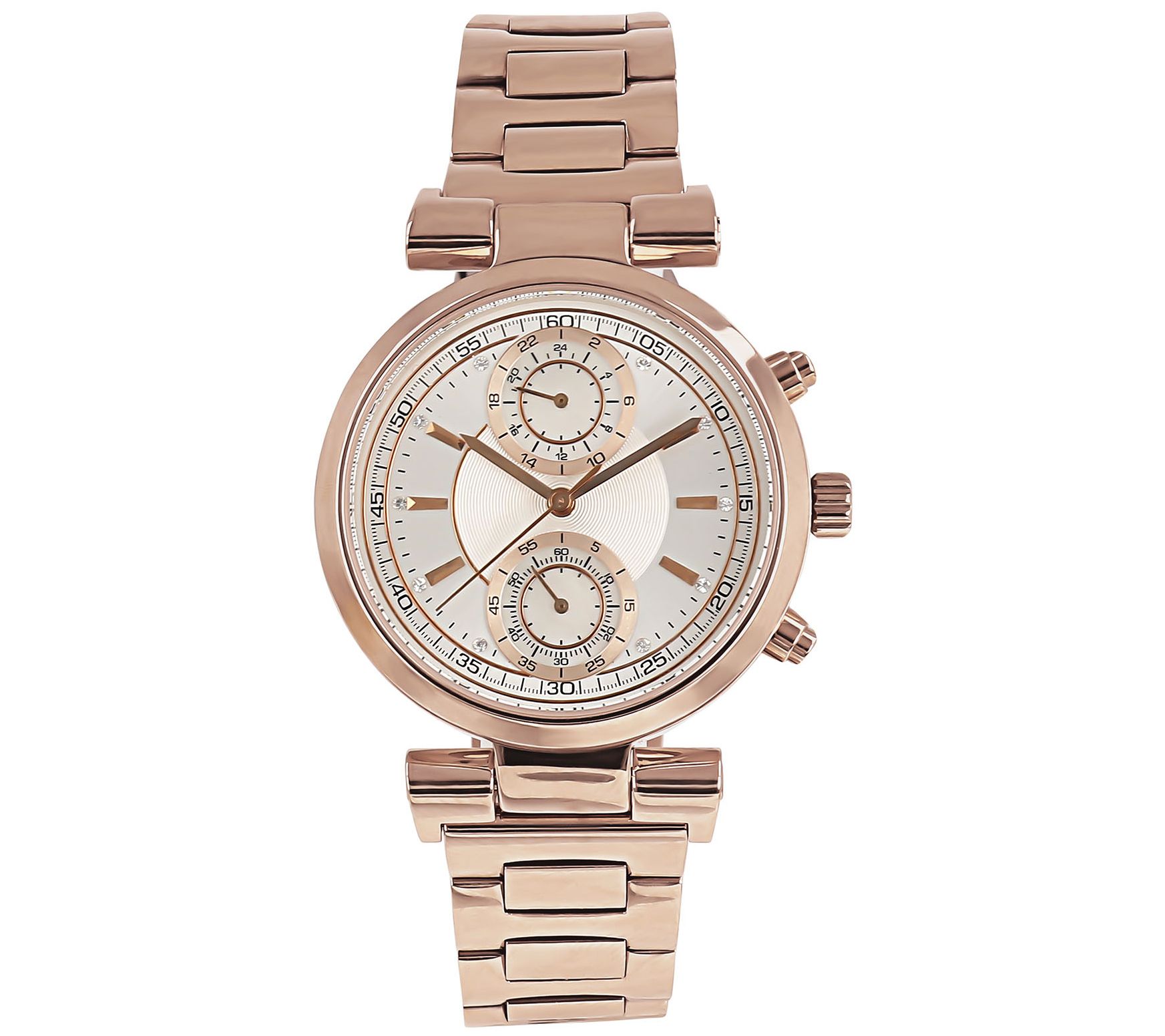 Steel by Design Rosetone Bracelet Watch